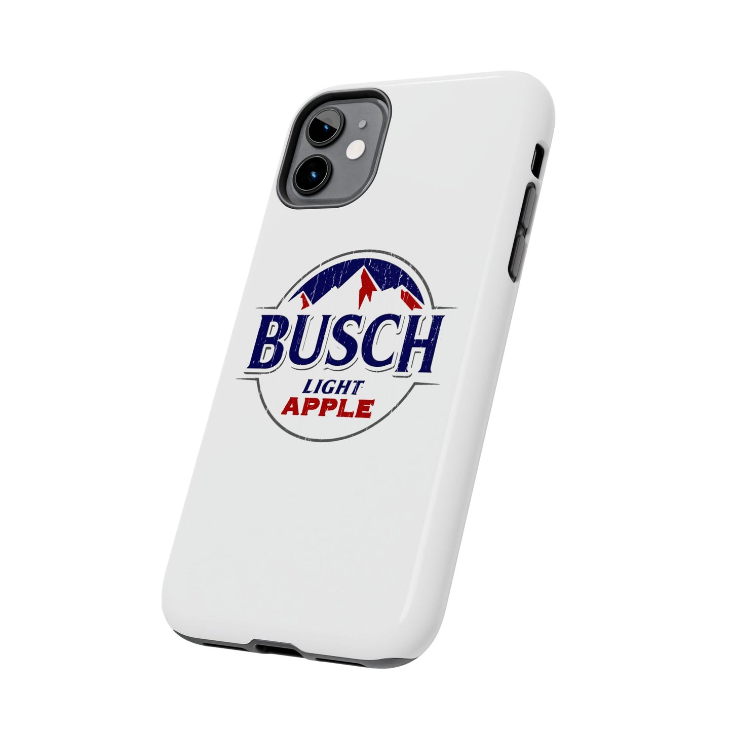 White Busch Apple Phone Case