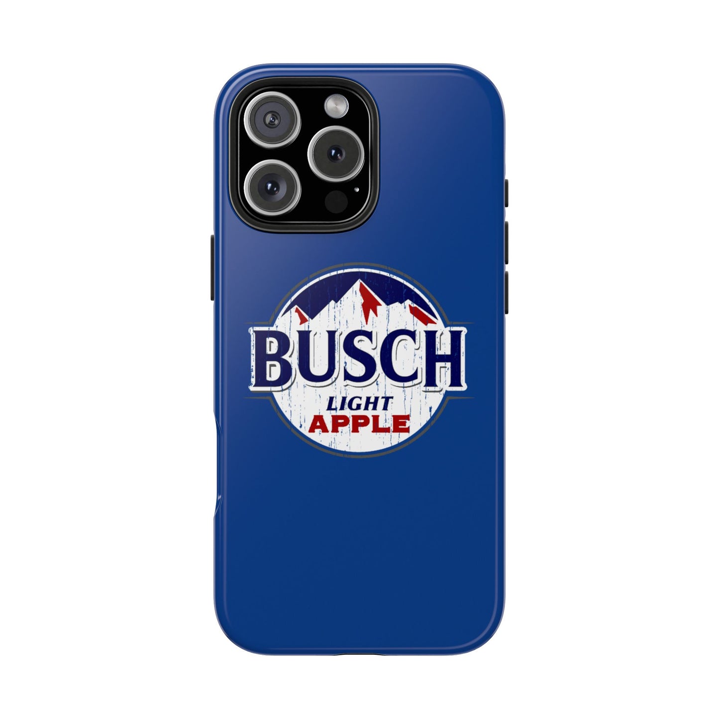 Dark Blue Busch Apple Phone Case