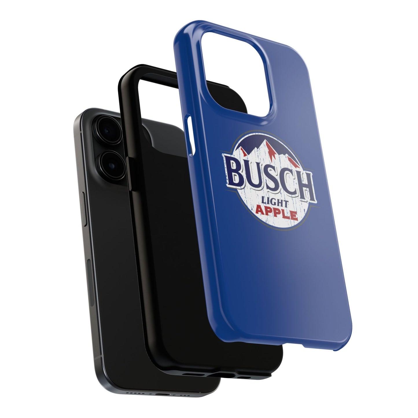 Dark Blue Busch Apple Phone Case