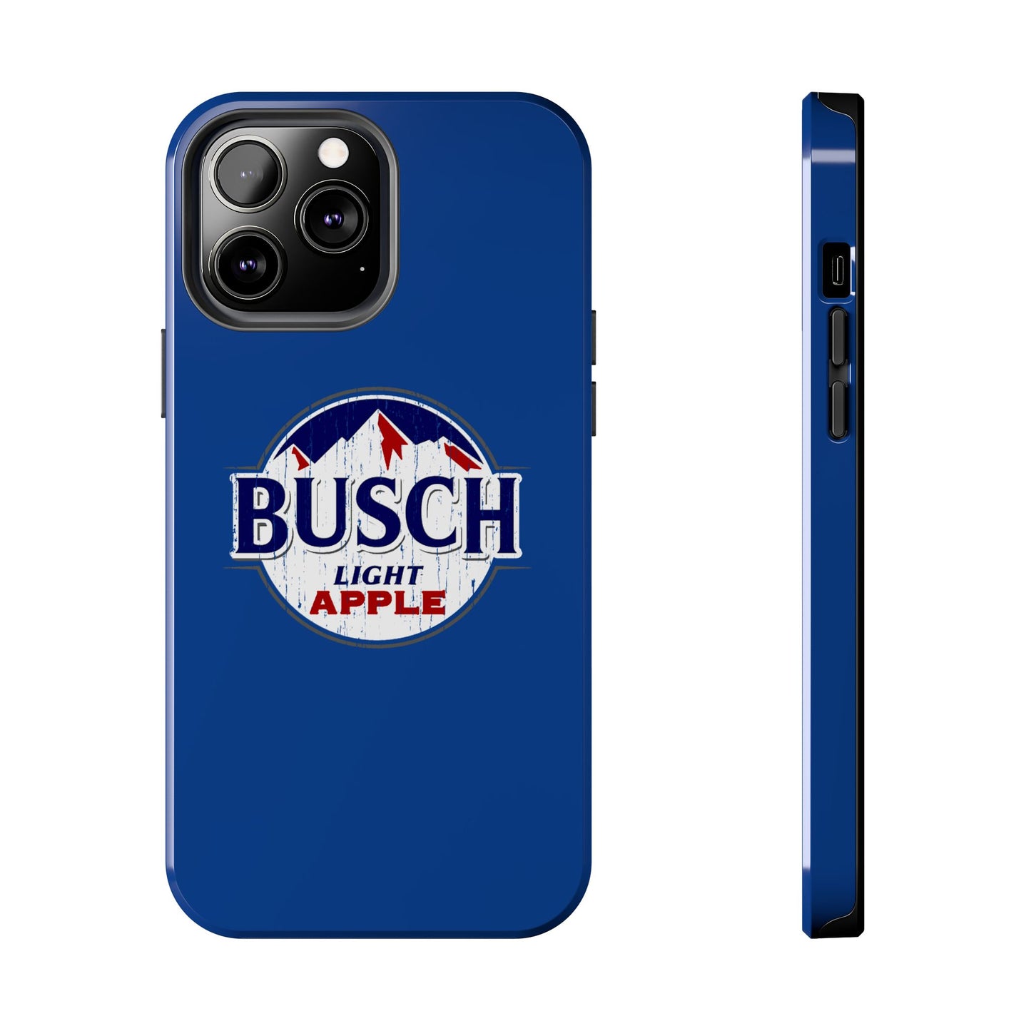 Dark Blue Busch Apple Phone Case