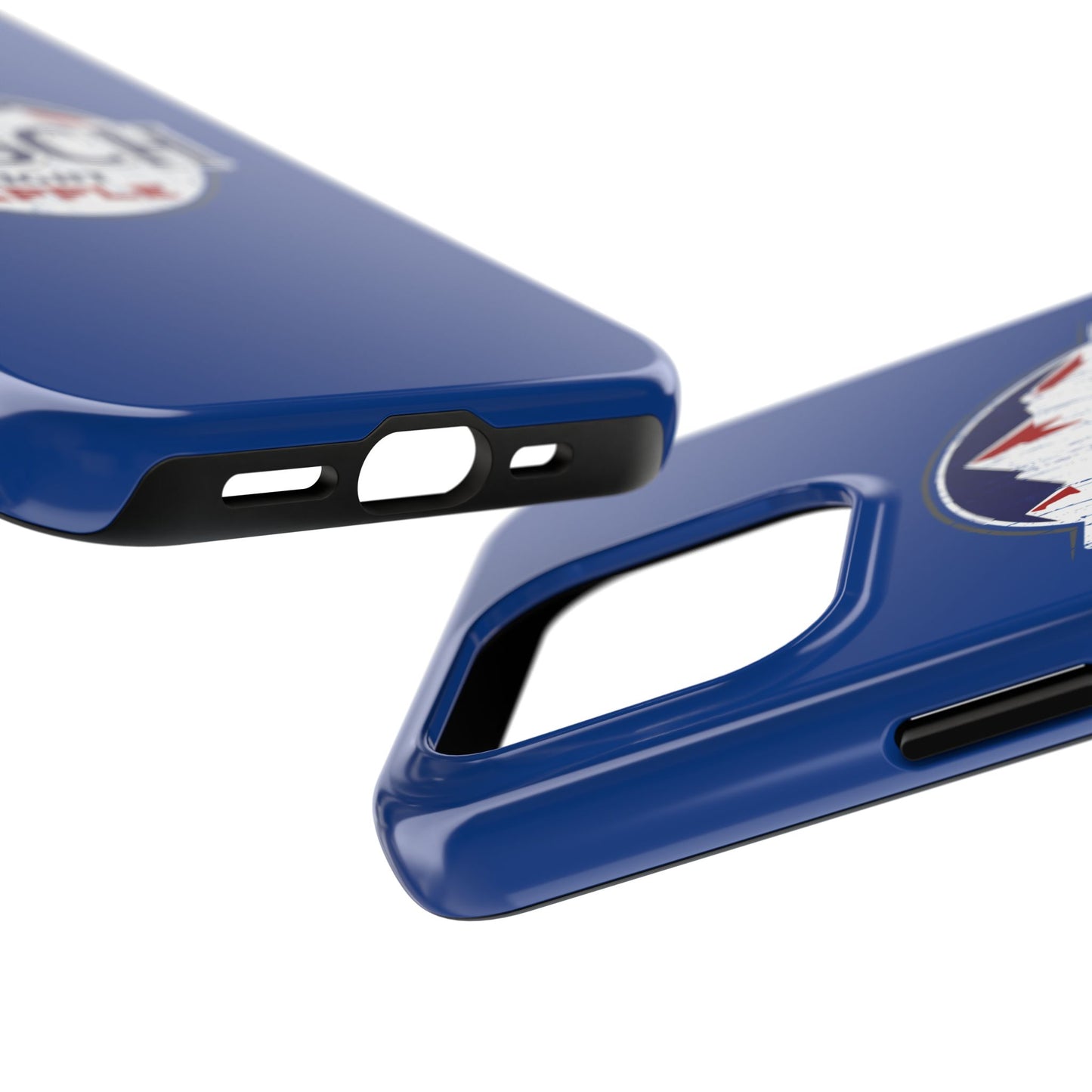 Dark Blue Busch Apple Phone Case