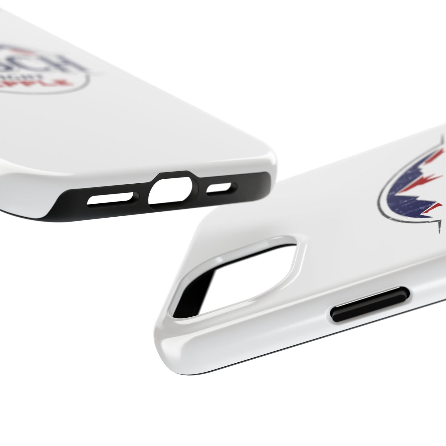 White Busch Apple Phone Case