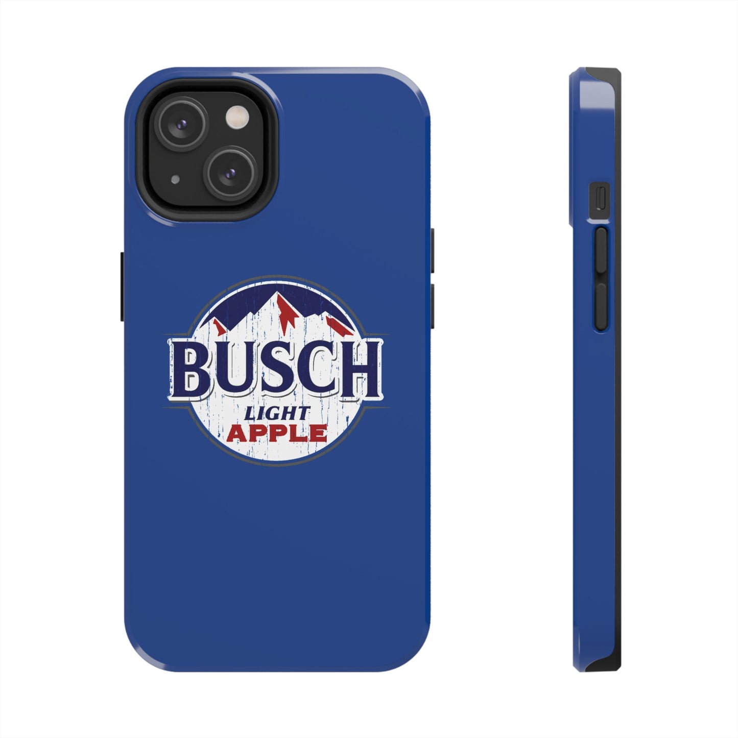 Dark Blue Busch Apple Phone Case