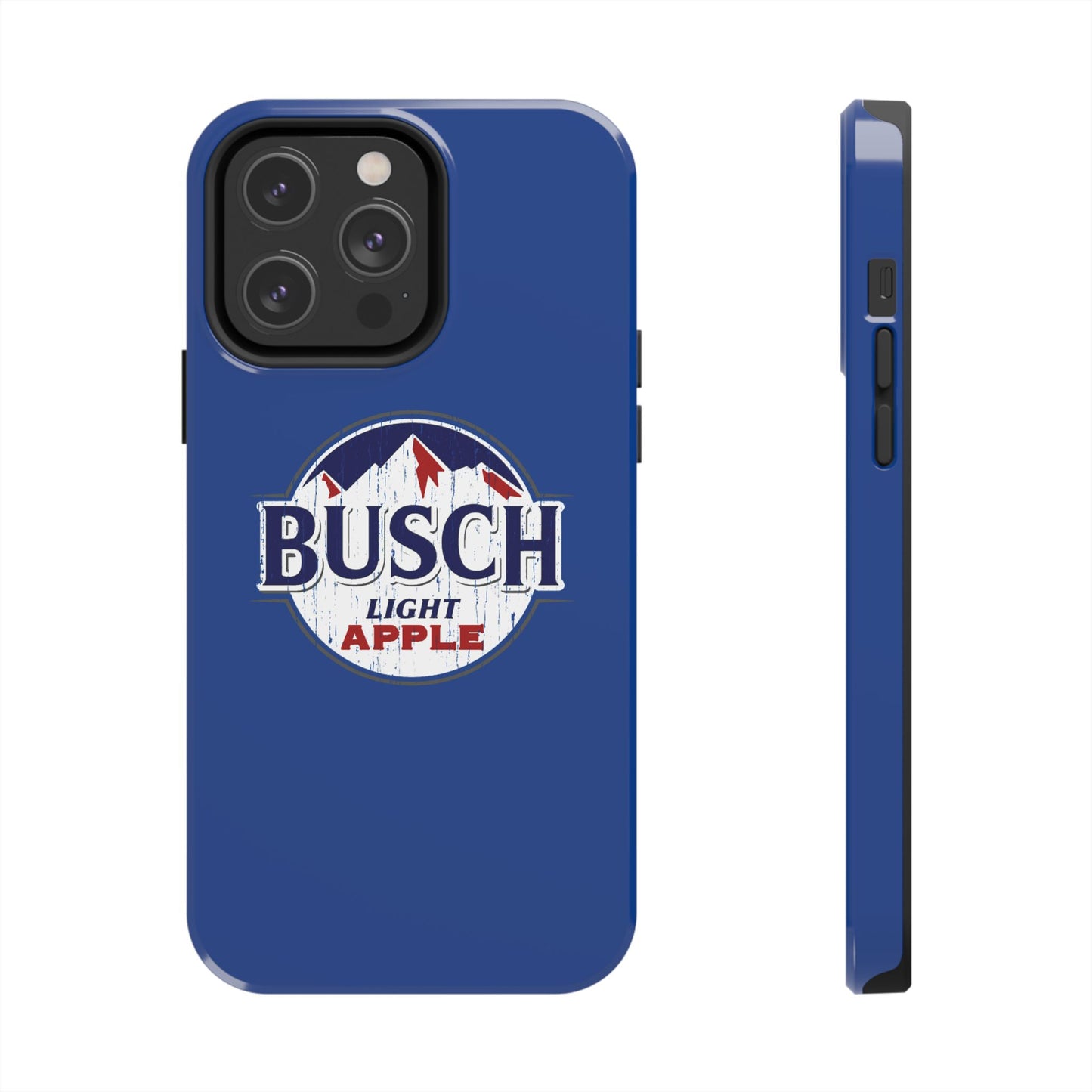Dark Blue Busch Apple Phone Case