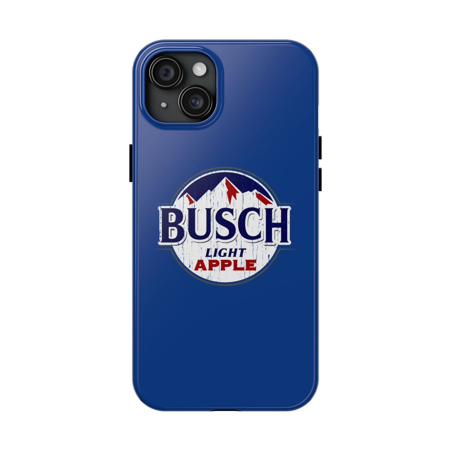 Dark Blue Busch Apple Phone Case