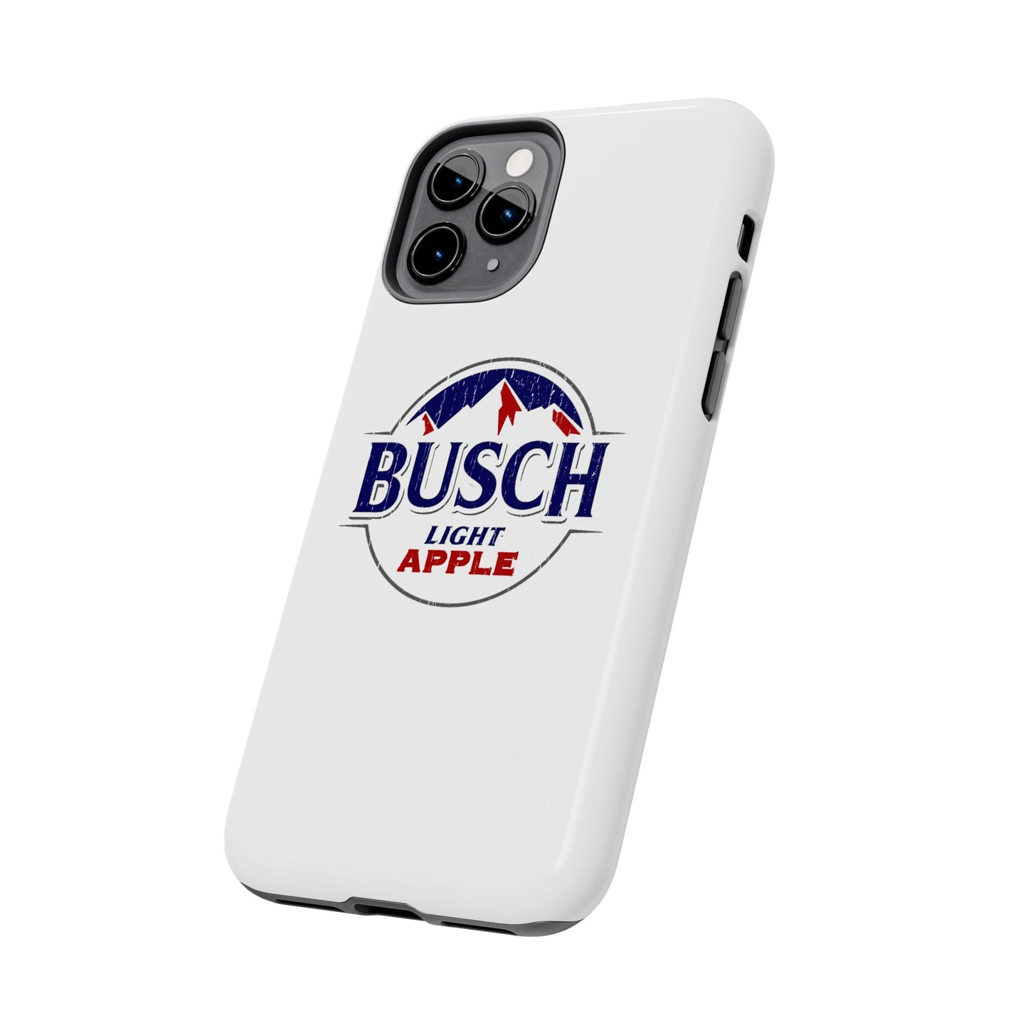 White Busch Apple Phone Case