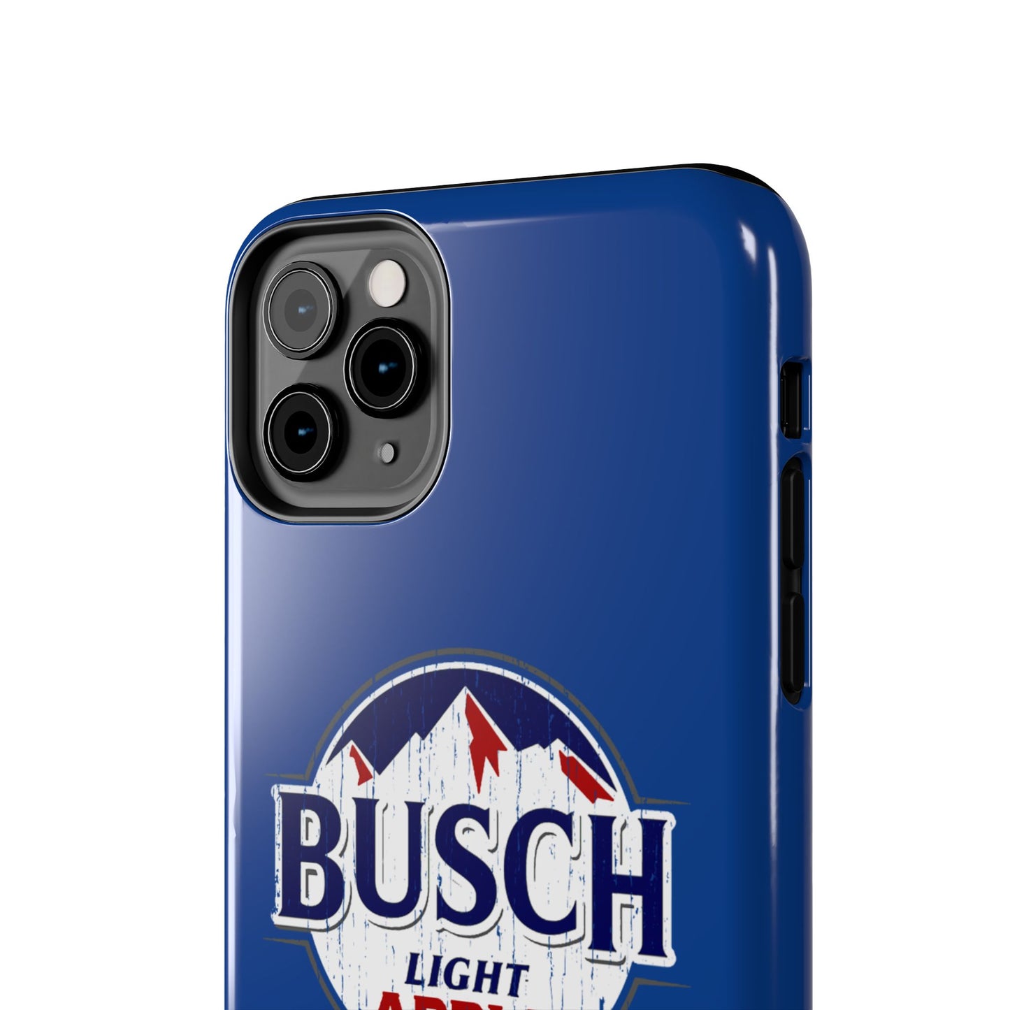 Dark Blue Busch Apple Phone Case
