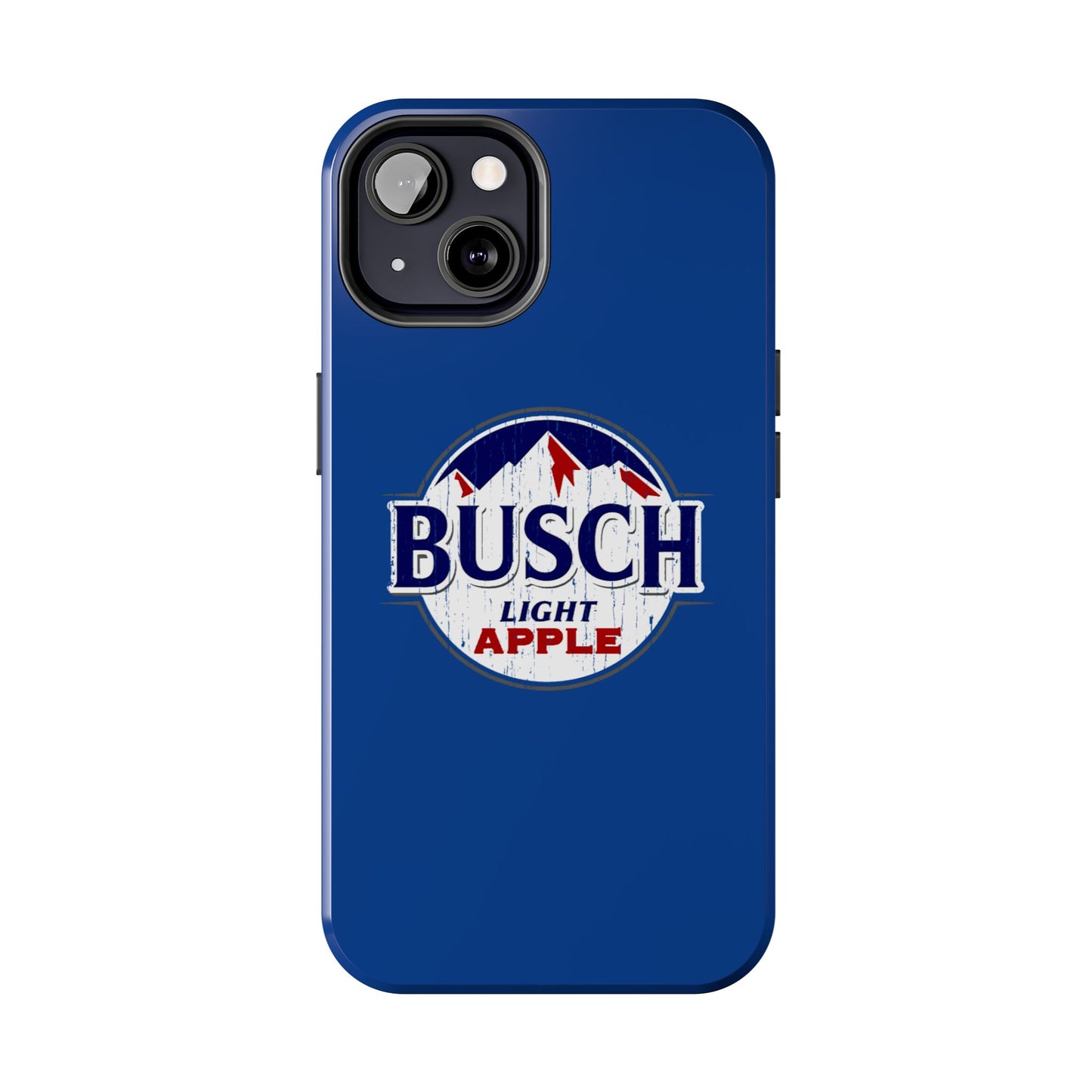 Dark Blue Busch Apple Phone Case