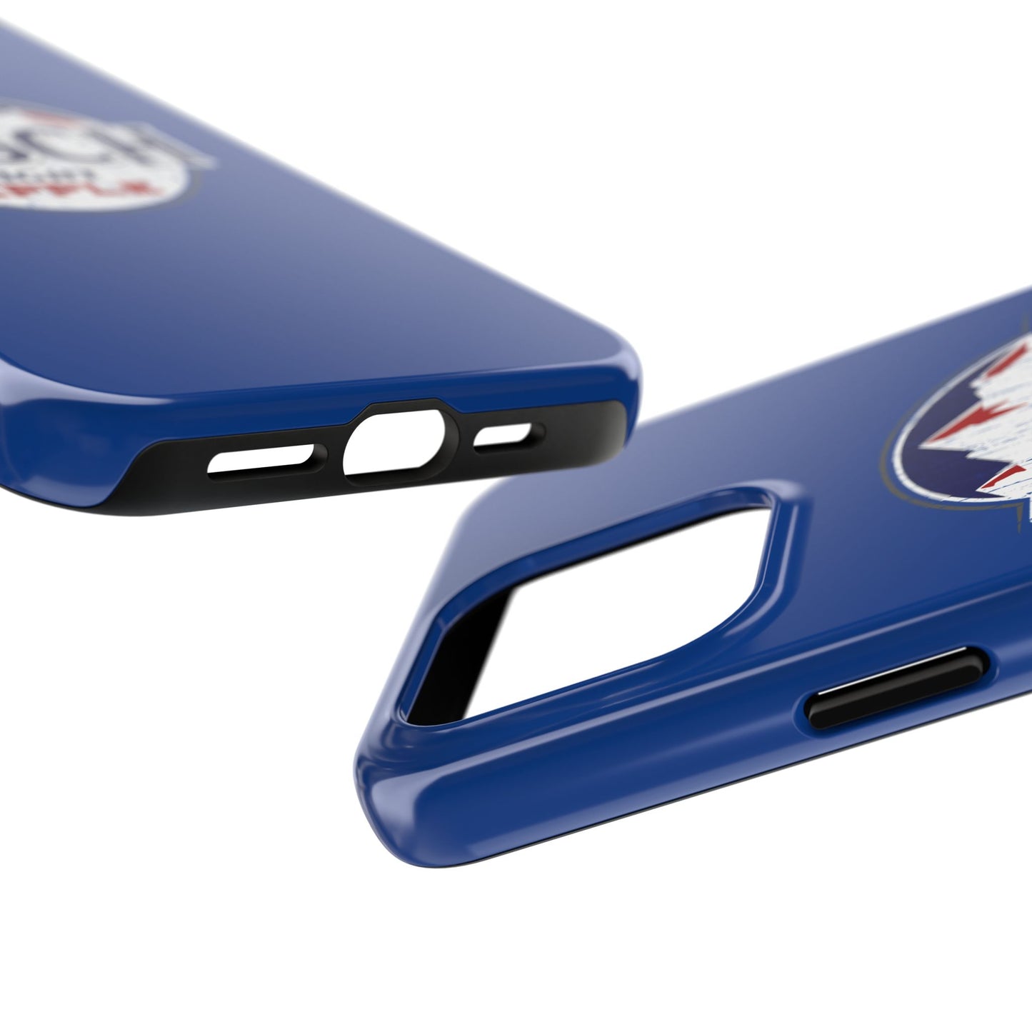 Dark Blue Busch Apple Phone Case