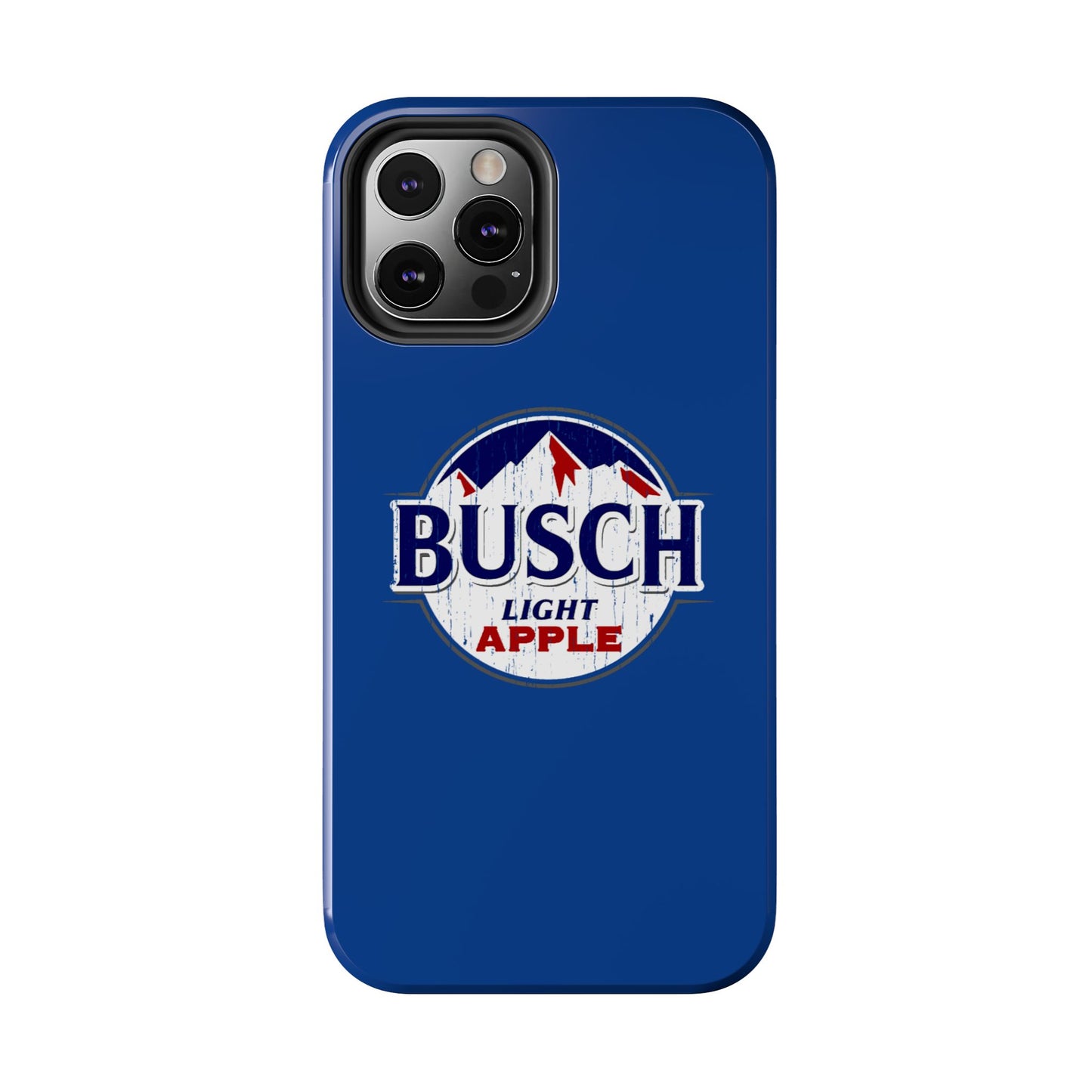 Dark Blue Busch Apple Phone Case