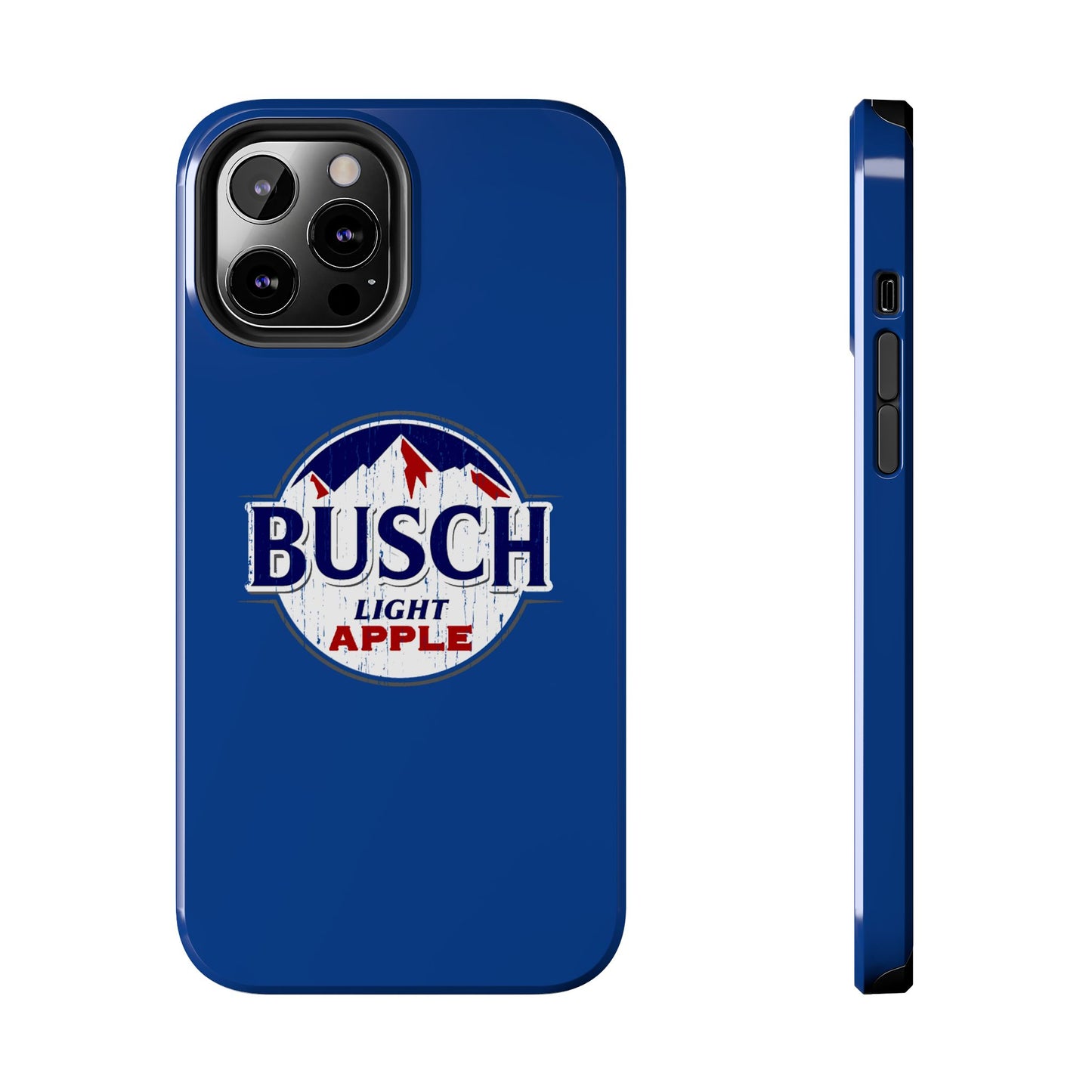 Dark Blue Busch Apple Phone Case