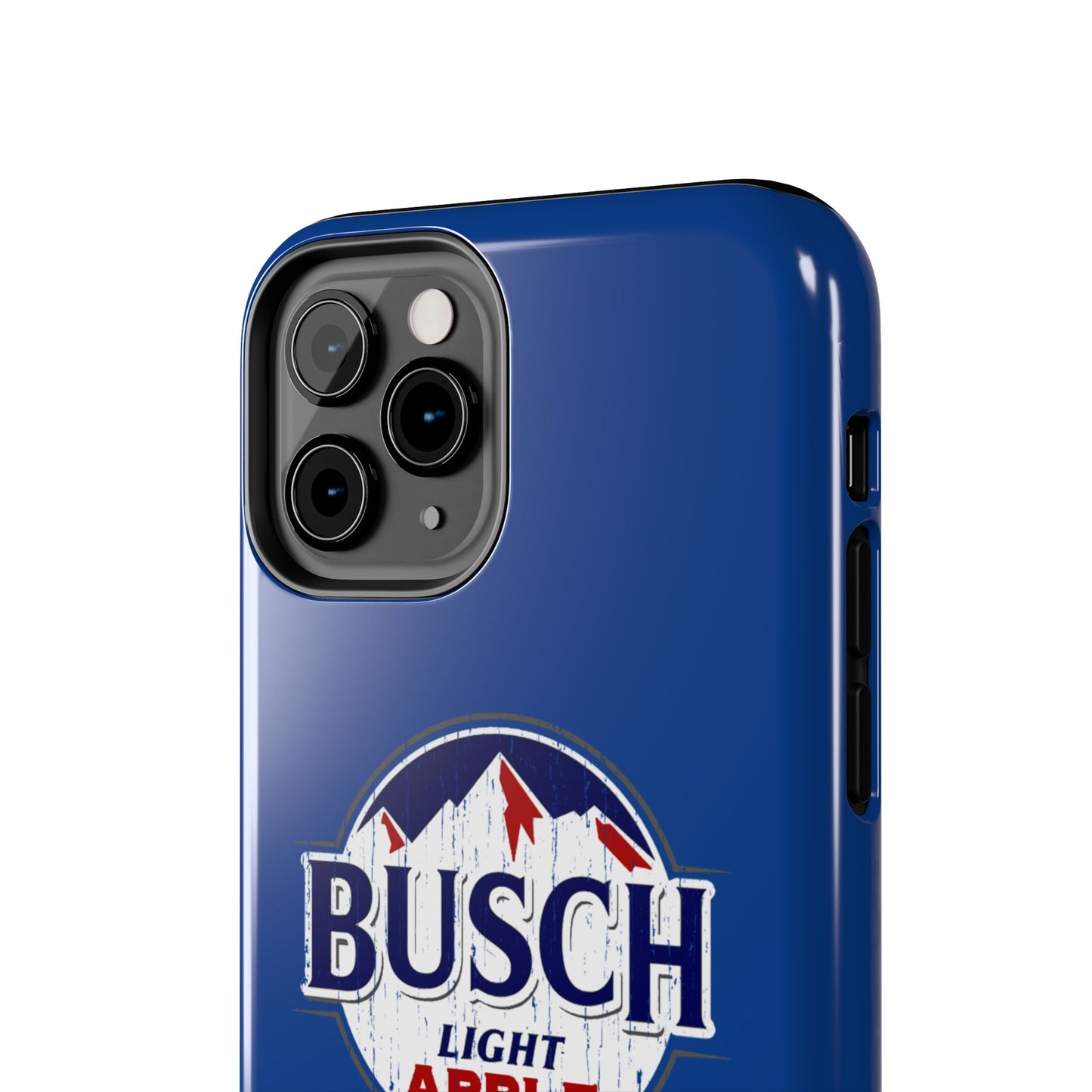 Dark Blue Busch Apple Phone Case