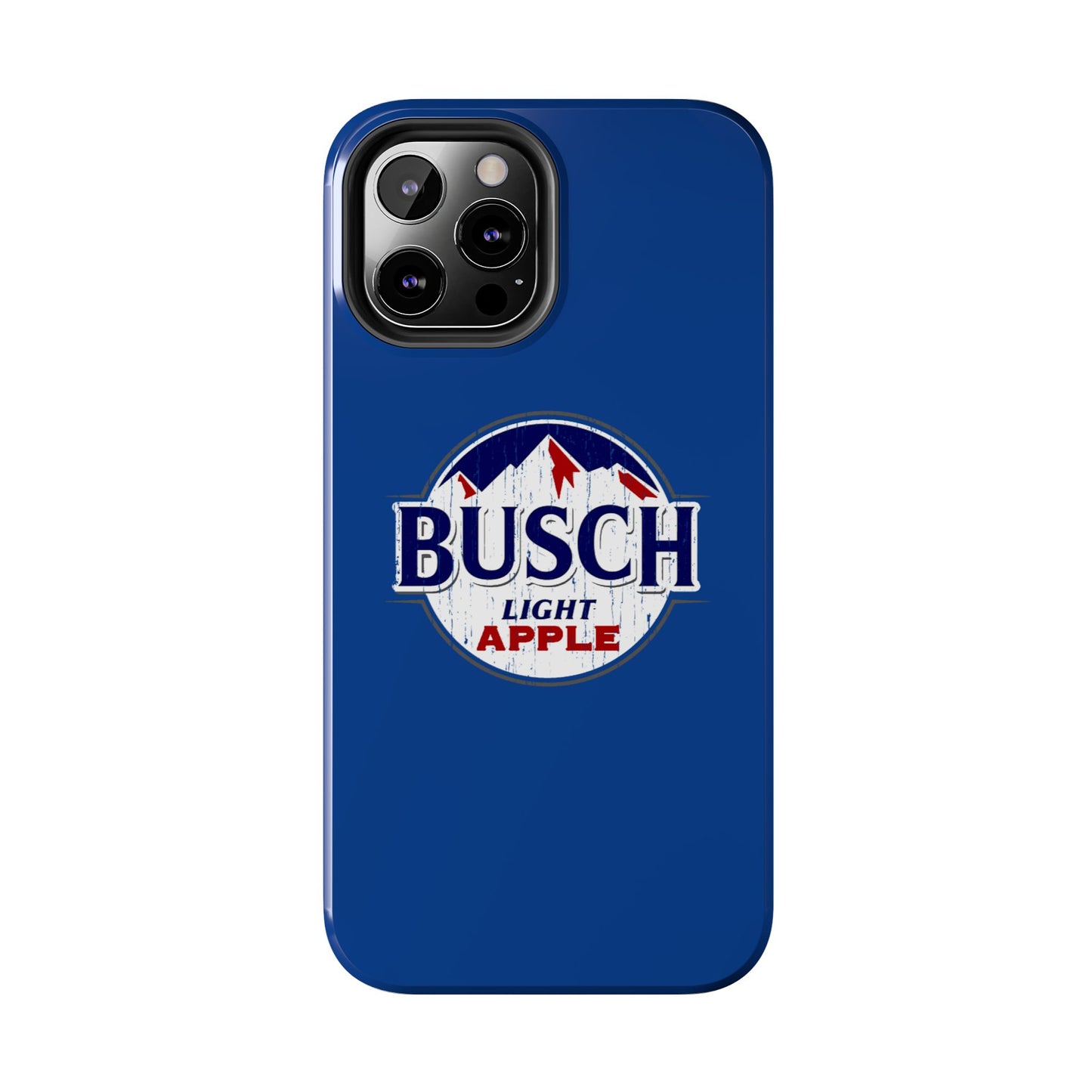 Dark Blue Busch Apple Phone Case