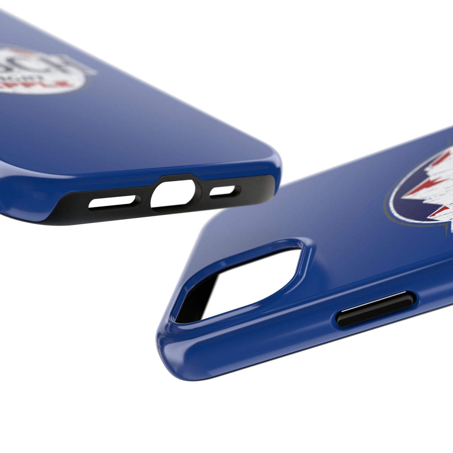 Dark Blue Busch Apple Phone Case