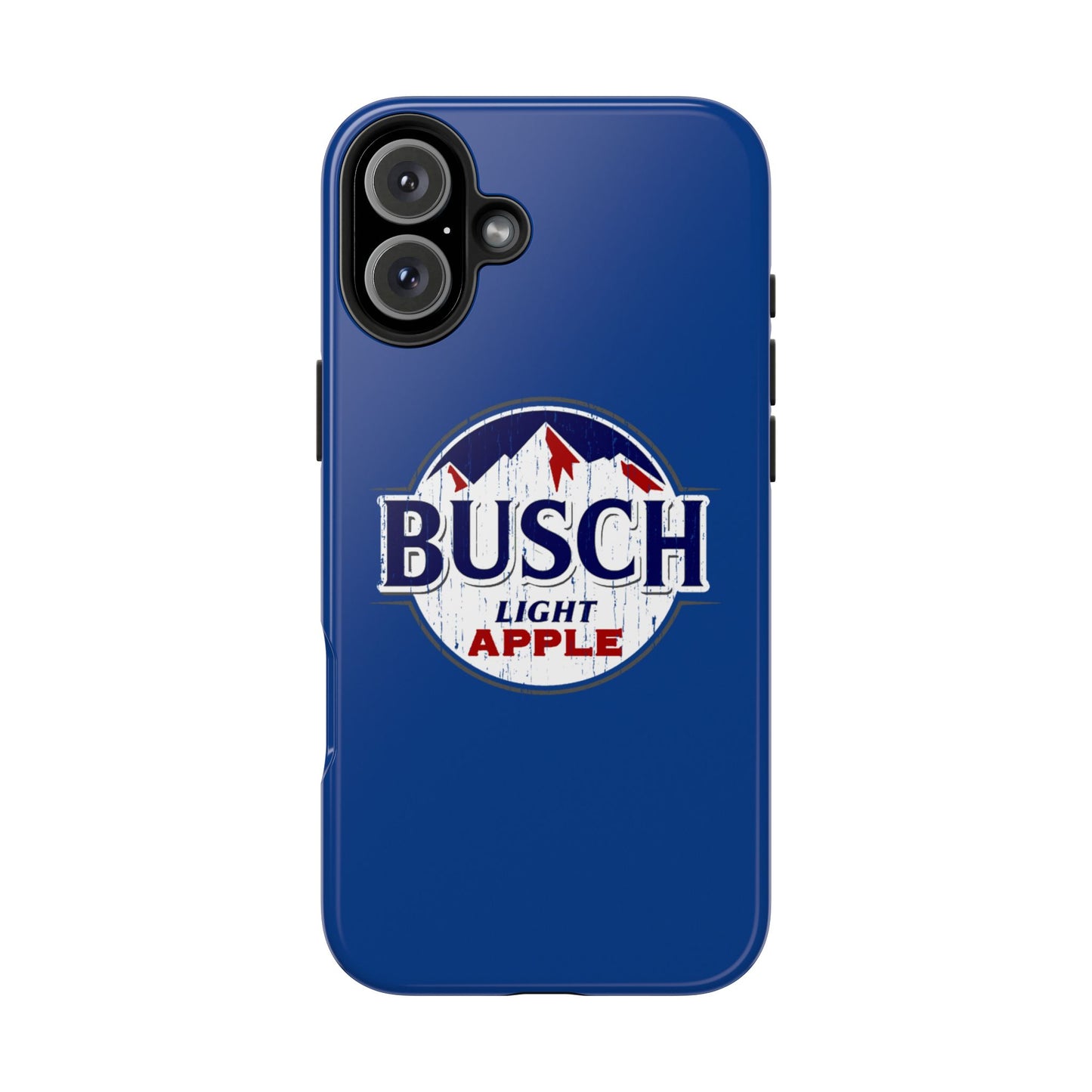 Dark Blue Busch Apple Phone Case