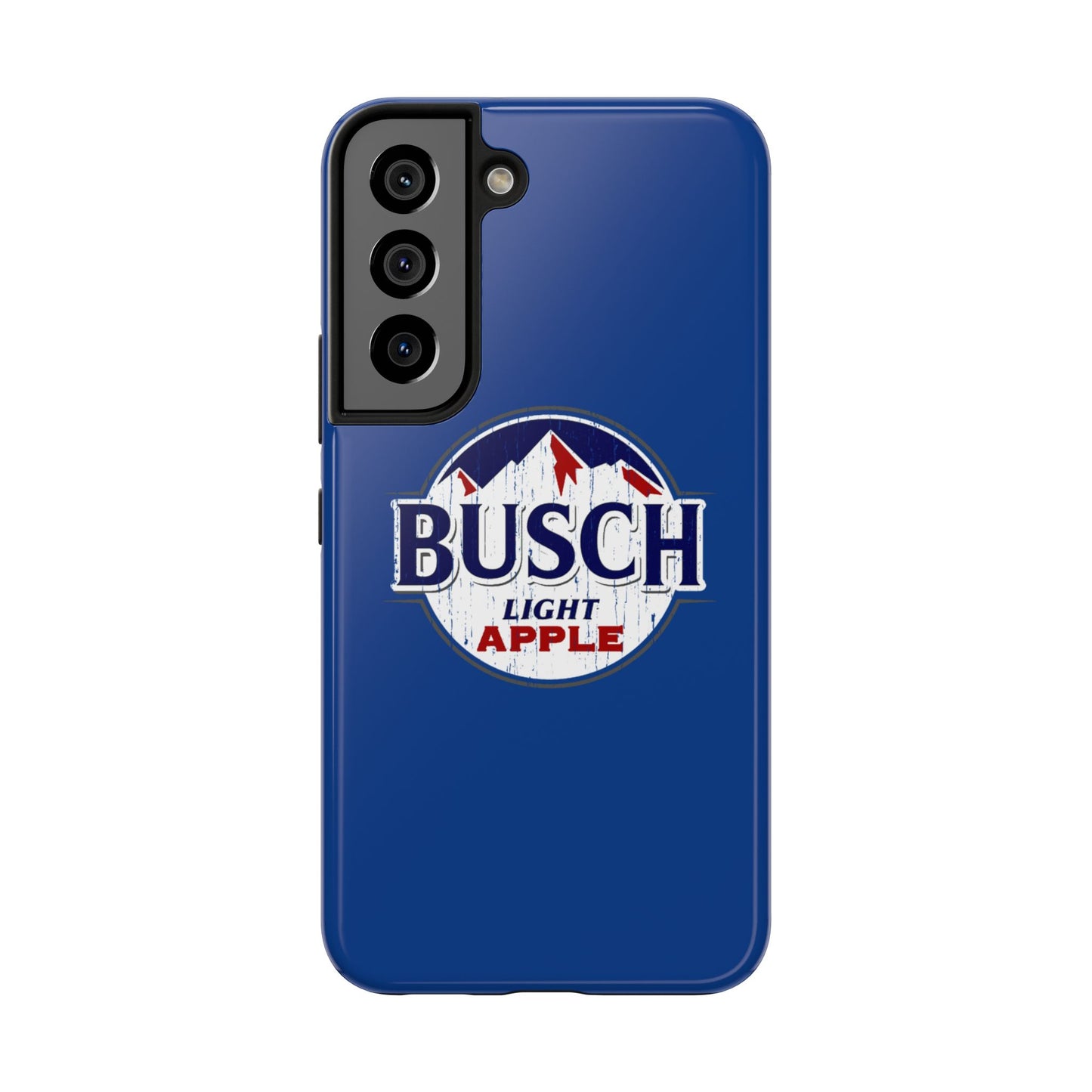 Dark Blue Busch Apple Phone Case