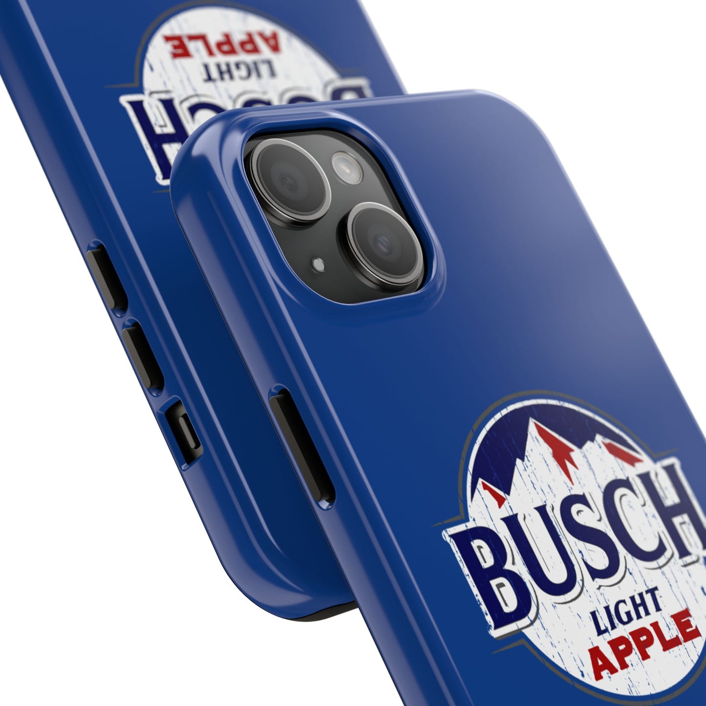 Dark Blue Busch Apple Phone Case