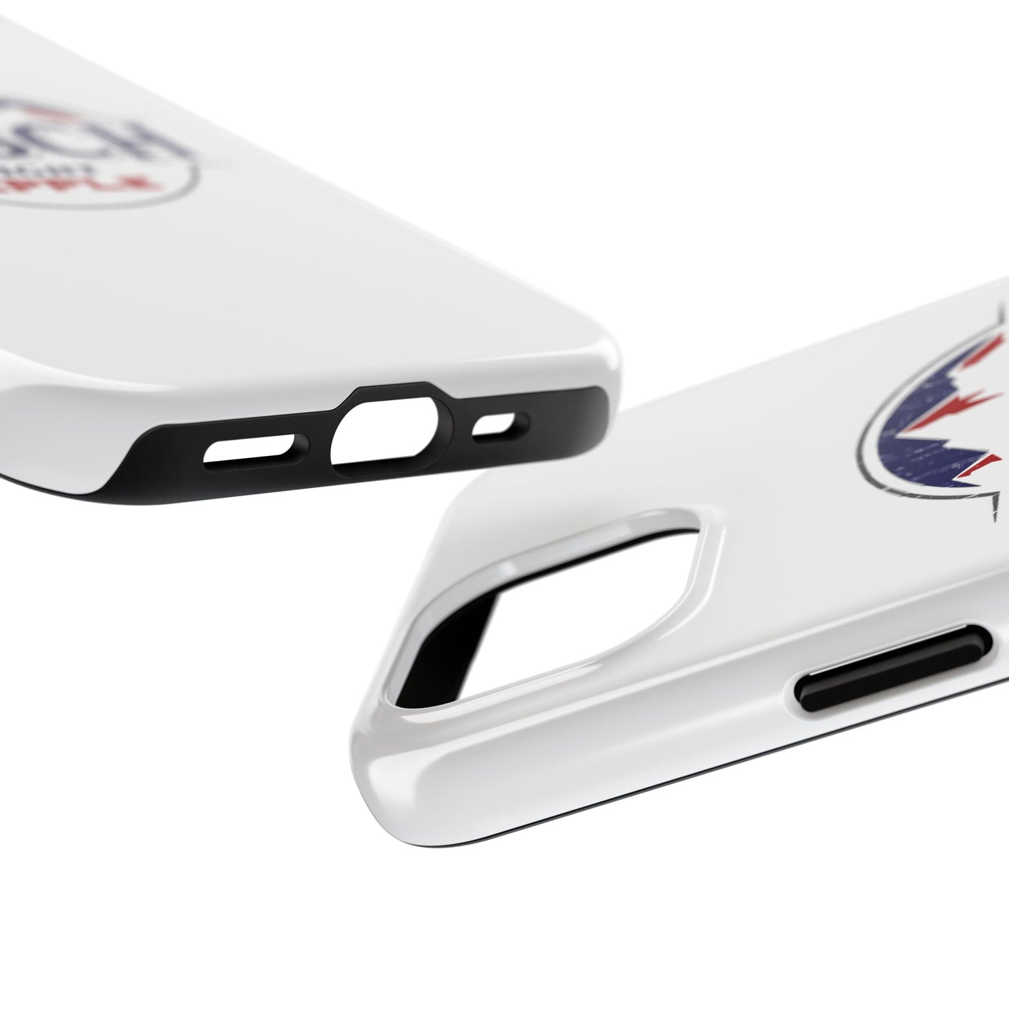 White Busch Apple Phone Case
