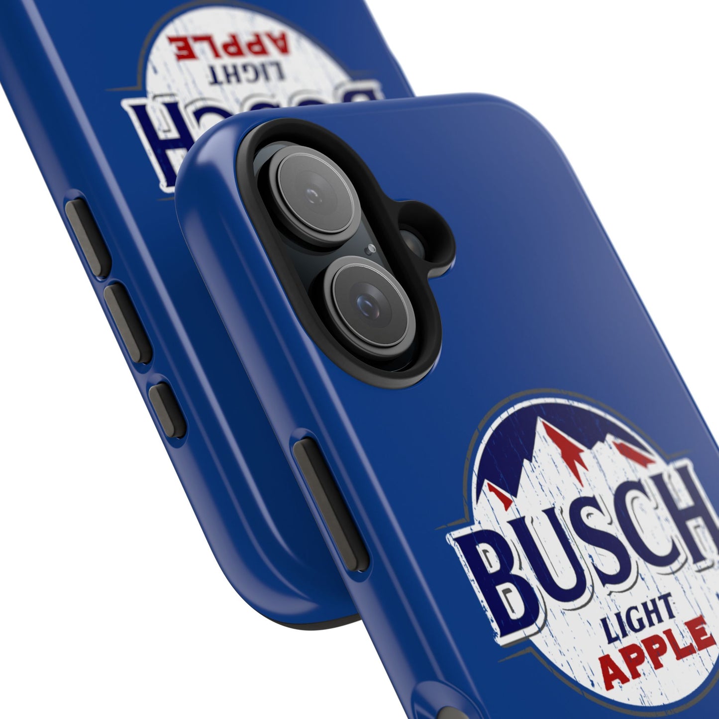 Dark Blue Busch Apple Phone Case