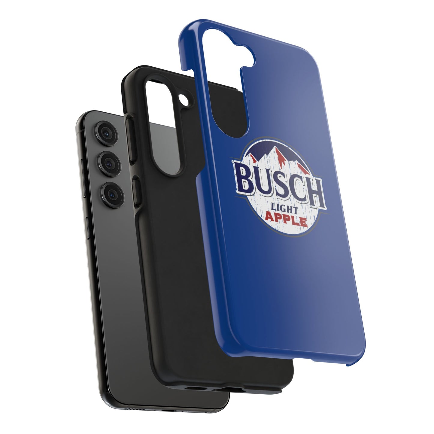 Dark Blue Busch Apple Phone Case