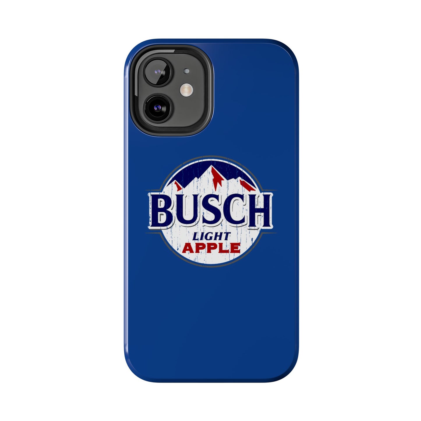 Dark Blue Busch Apple Phone Case