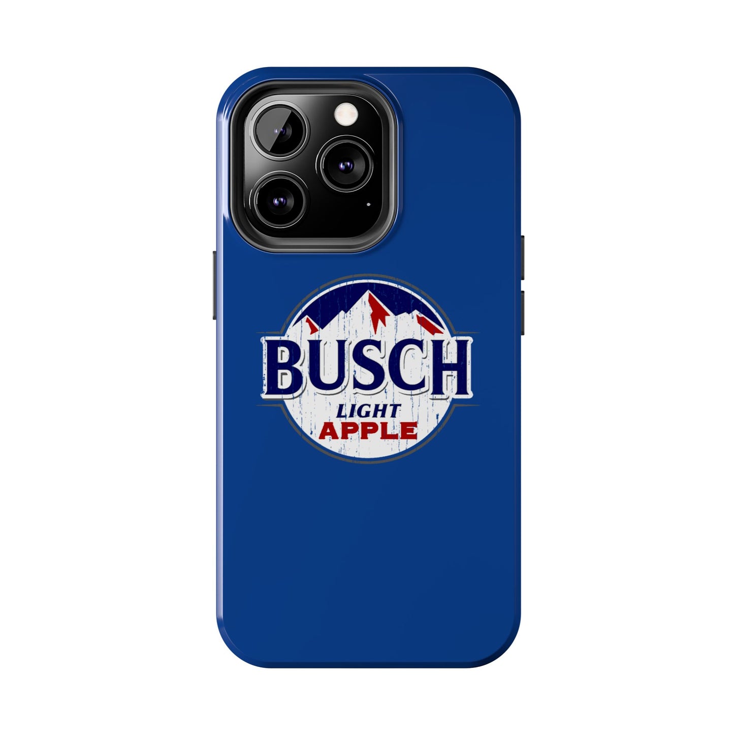Dark Blue Busch Apple Phone Case