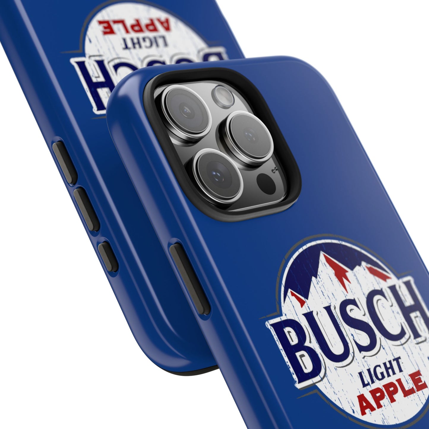 Dark Blue Busch Apple Phone Case
