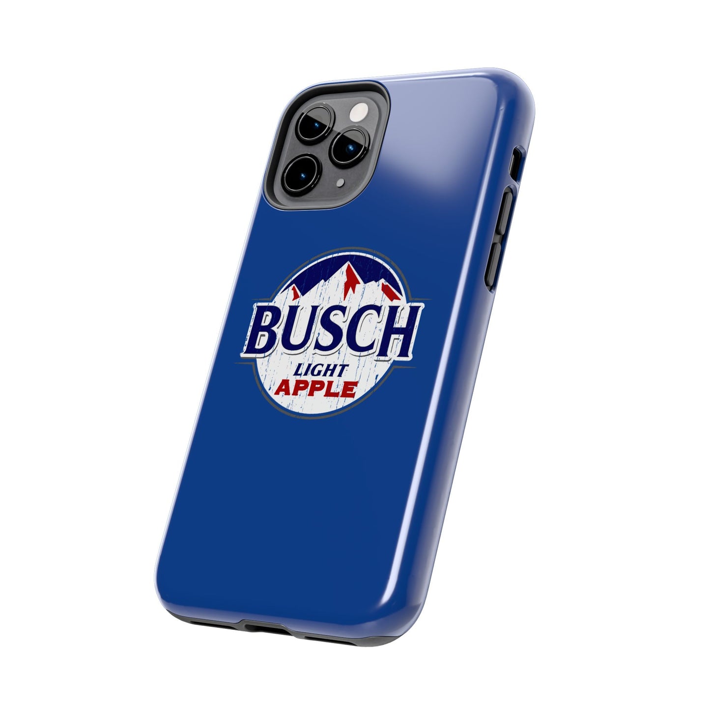 Dark Blue Busch Apple Phone Case