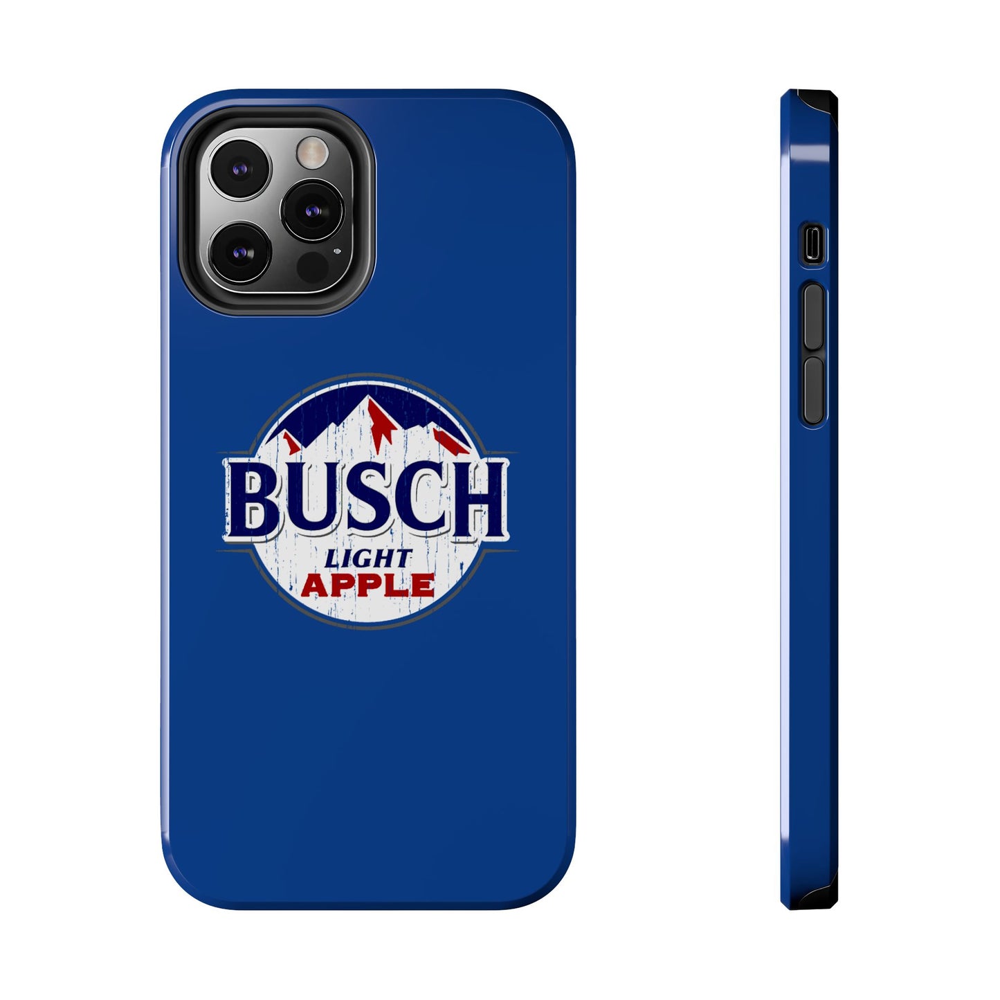 Dark Blue Busch Apple Phone Case