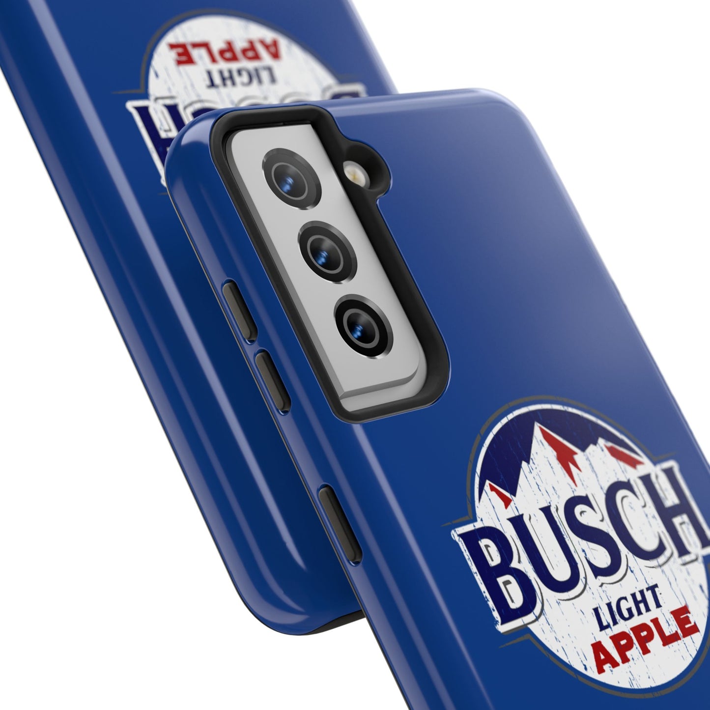Dark Blue Busch Apple Phone Case