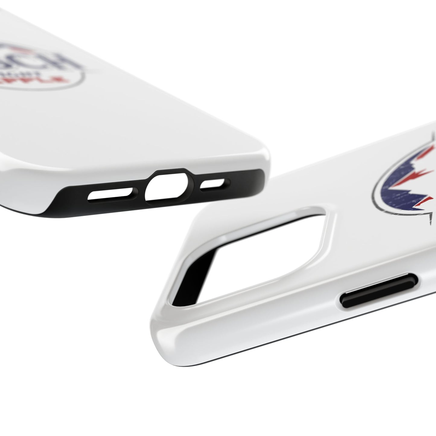 White Busch Apple Phone Case