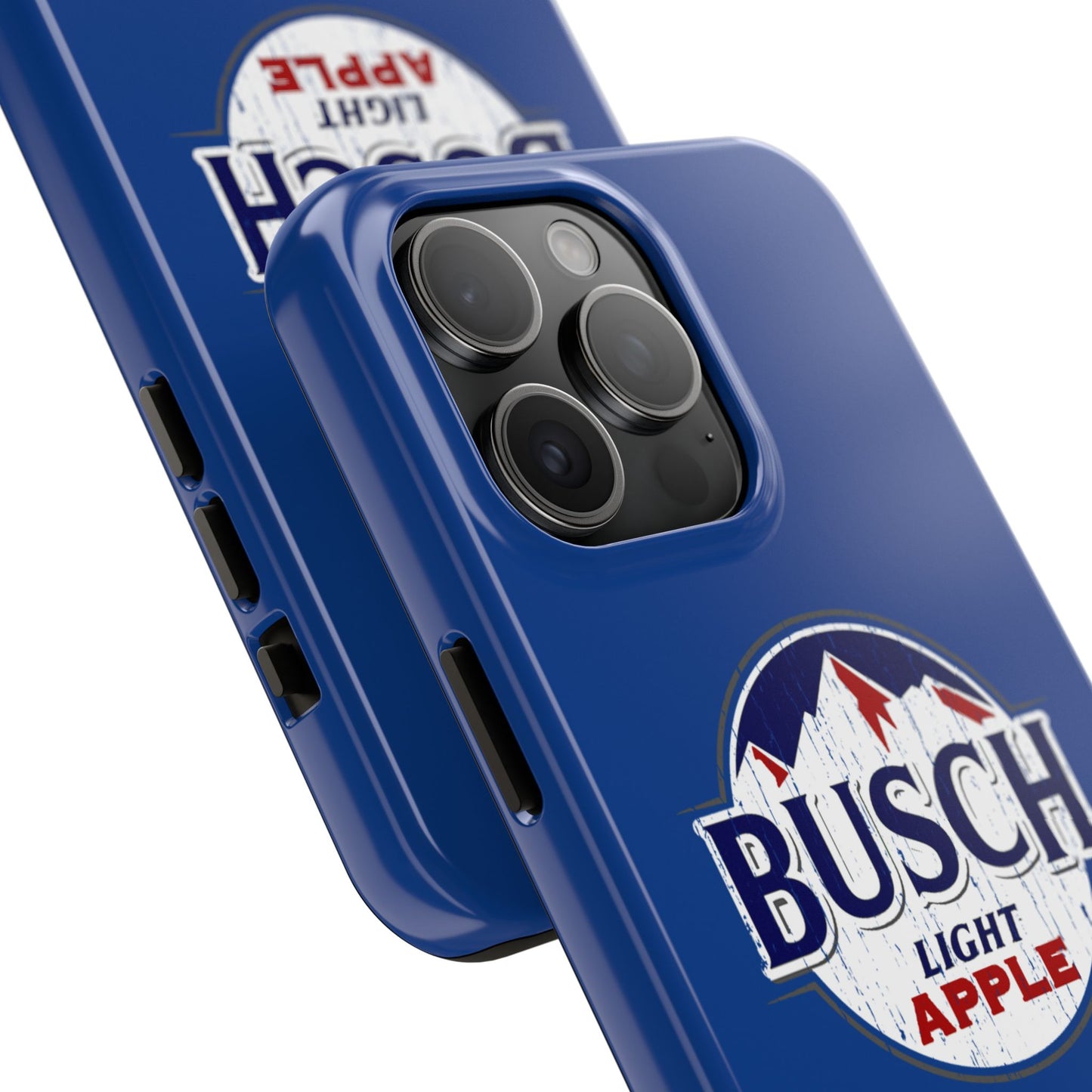Dark Blue Busch Apple Phone Case