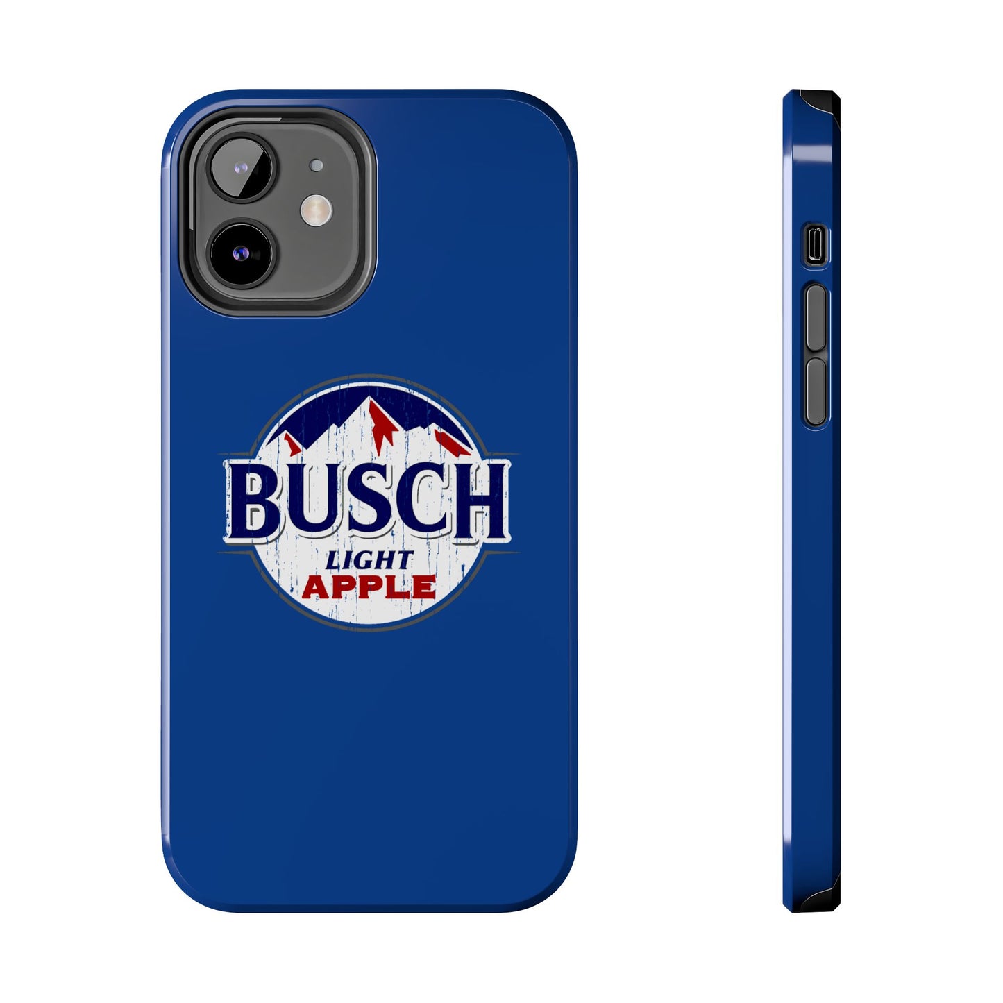 Dark Blue Busch Apple Phone Case
