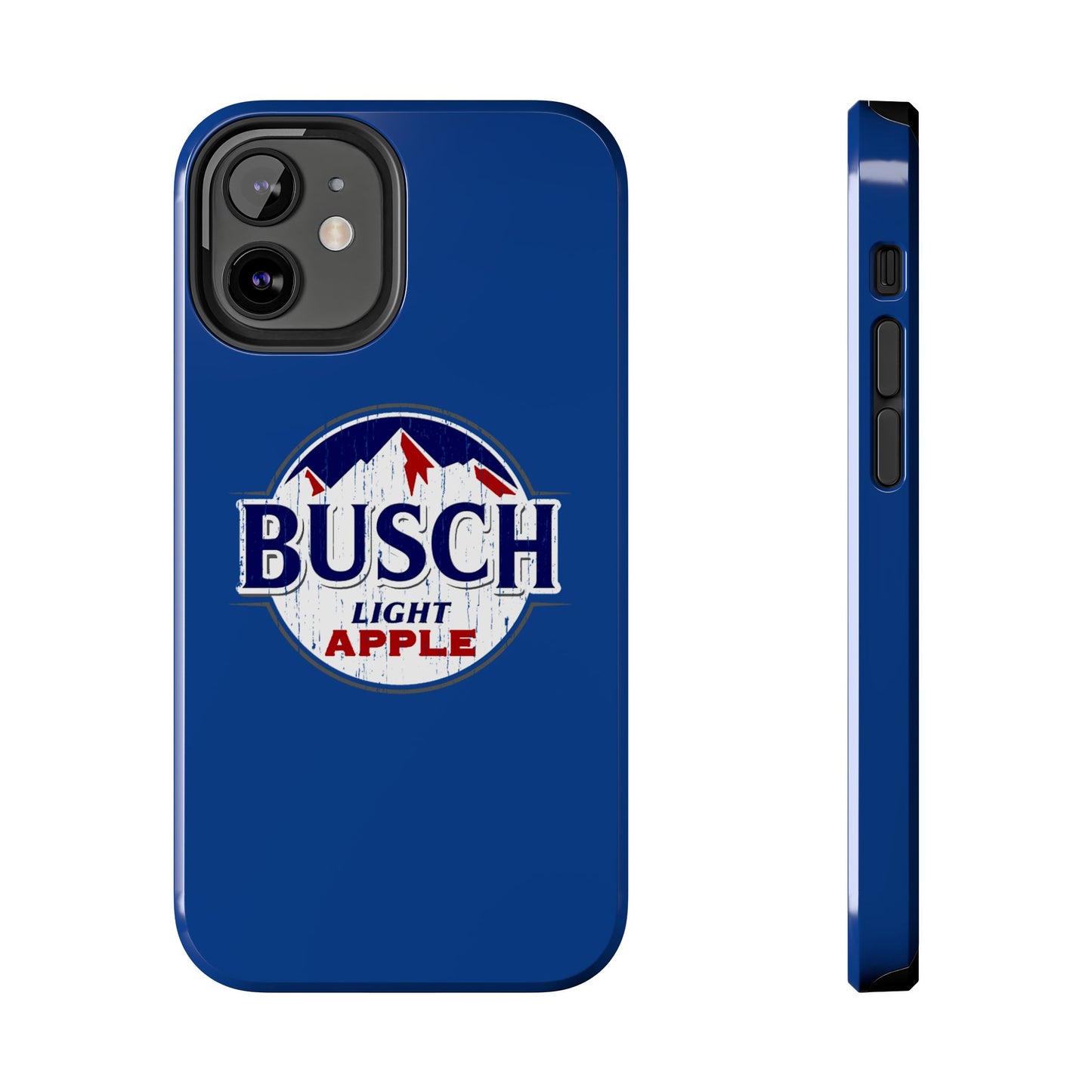 Dark Blue Busch Apple Phone Case