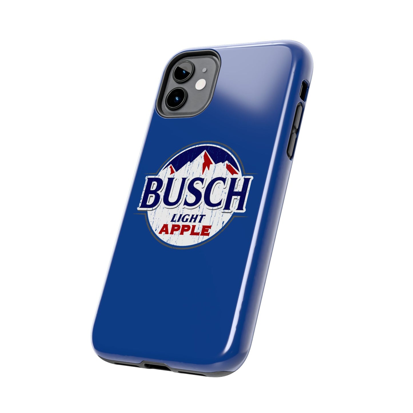 Dark Blue Busch Apple Phone Case