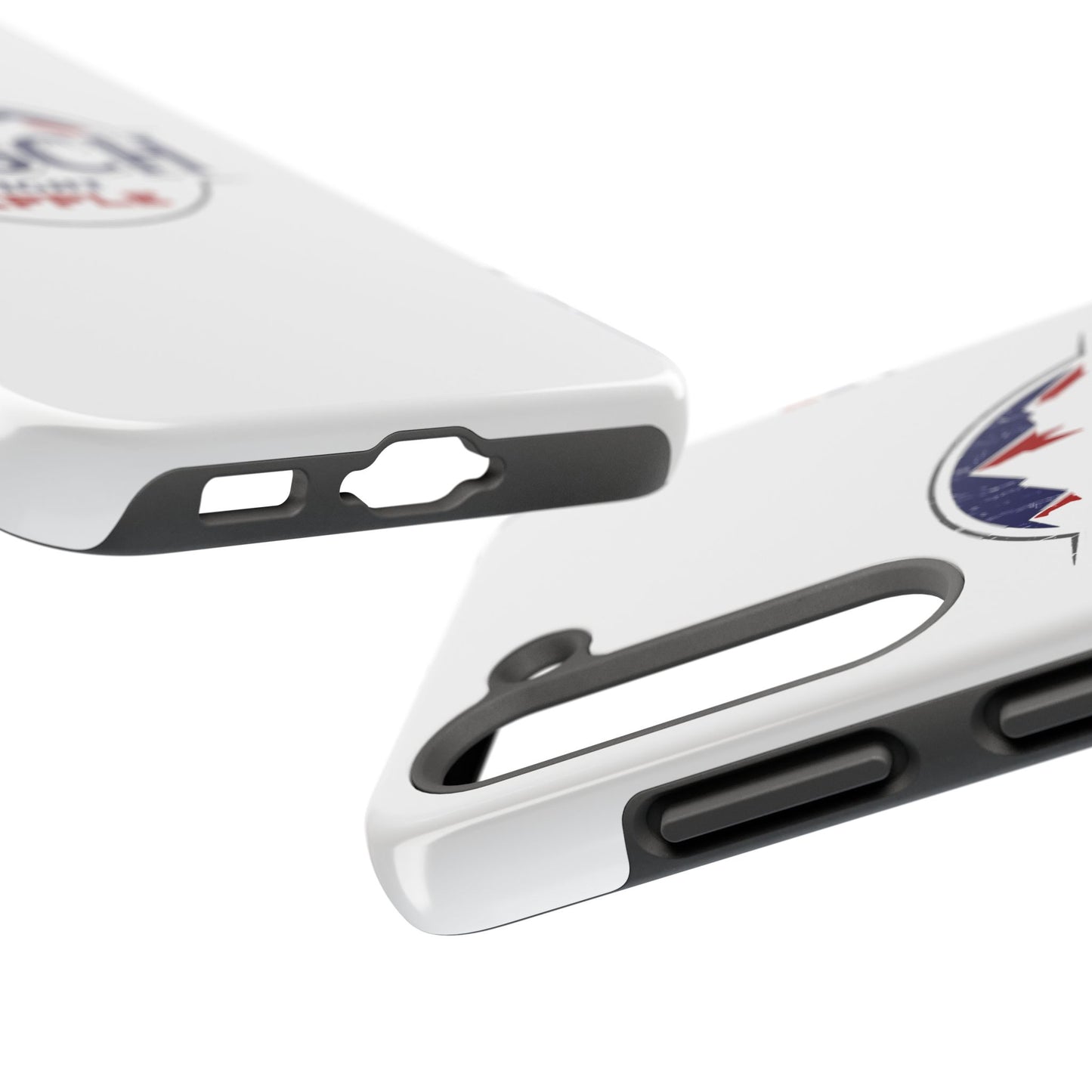 White Busch Apple Phone Case