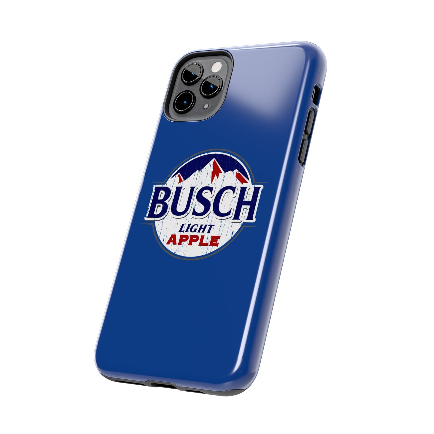Dark Blue Busch Apple Phone Case