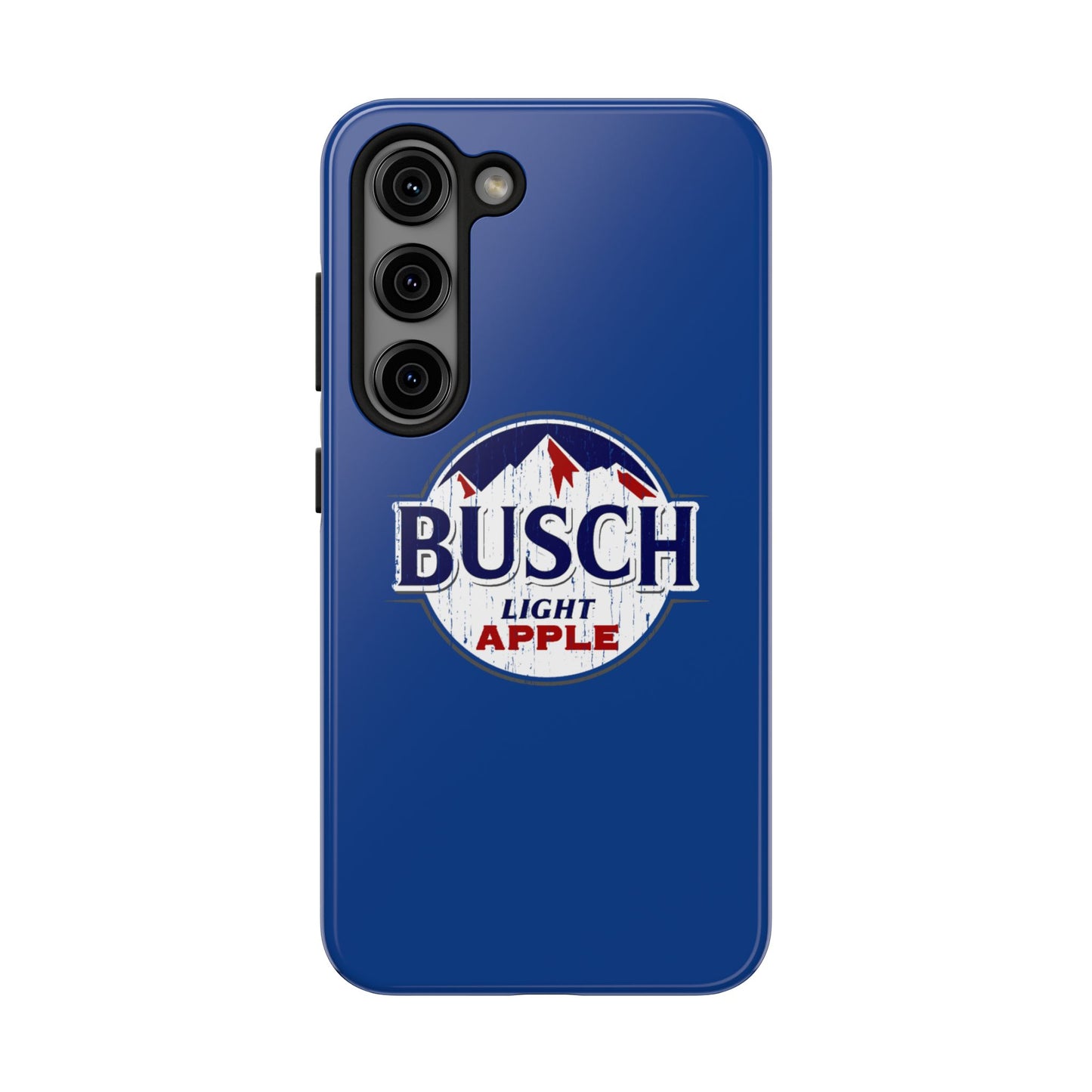 Dark Blue Busch Apple Phone Case