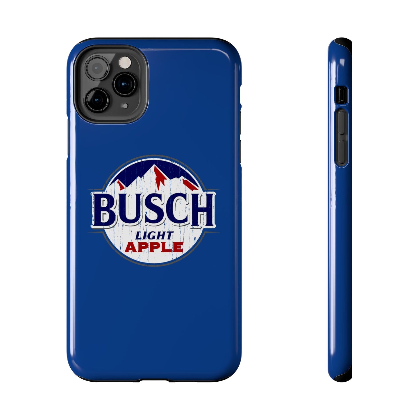 Dark Blue Busch Apple Phone Case