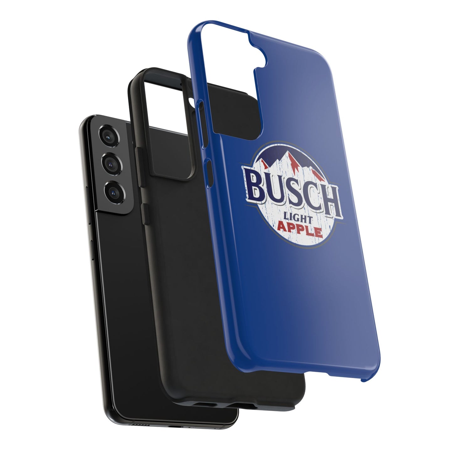 Dark Blue Busch Apple Phone Case