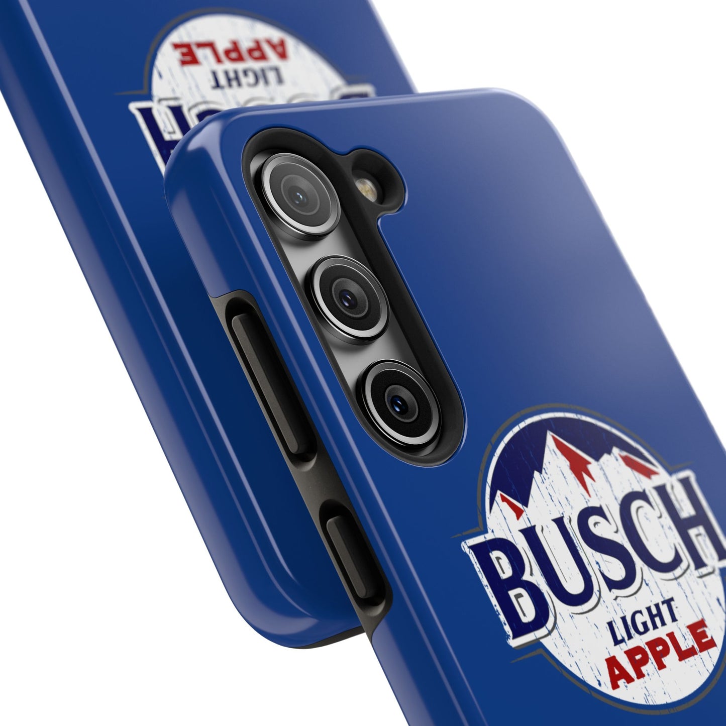 Dark Blue Busch Apple Phone Case