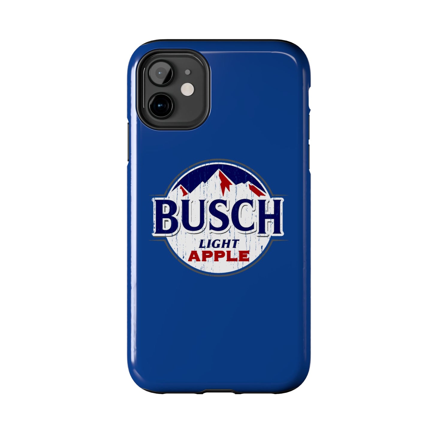 Dark Blue Busch Apple Phone Case