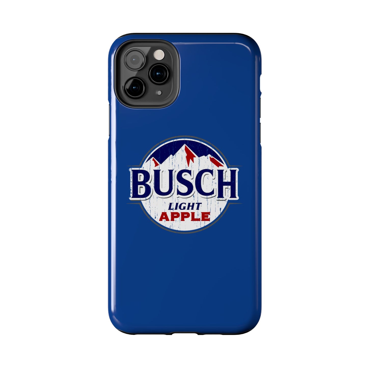 Dark Blue Busch Apple Phone Case