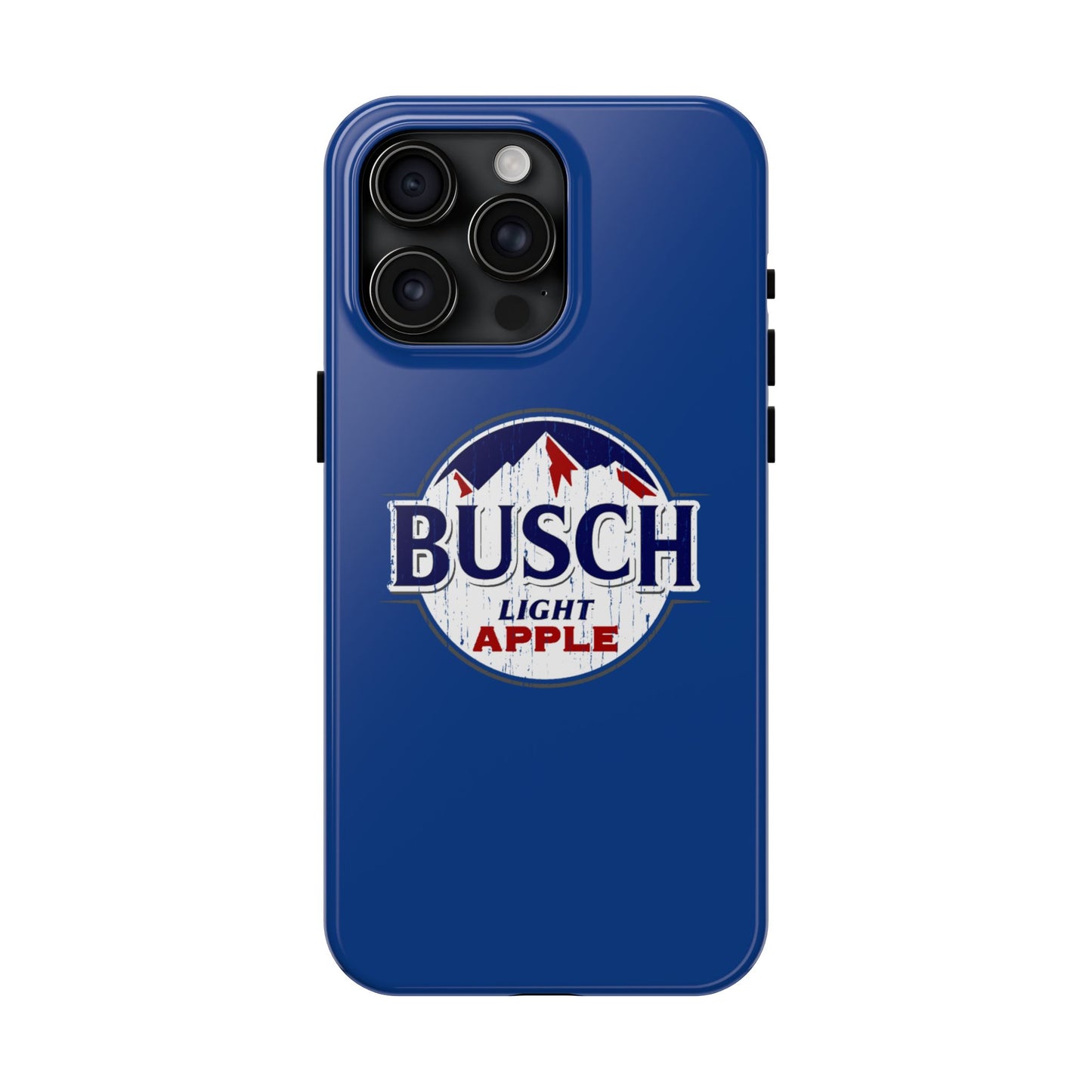 Dark Blue Busch Apple Phone Case