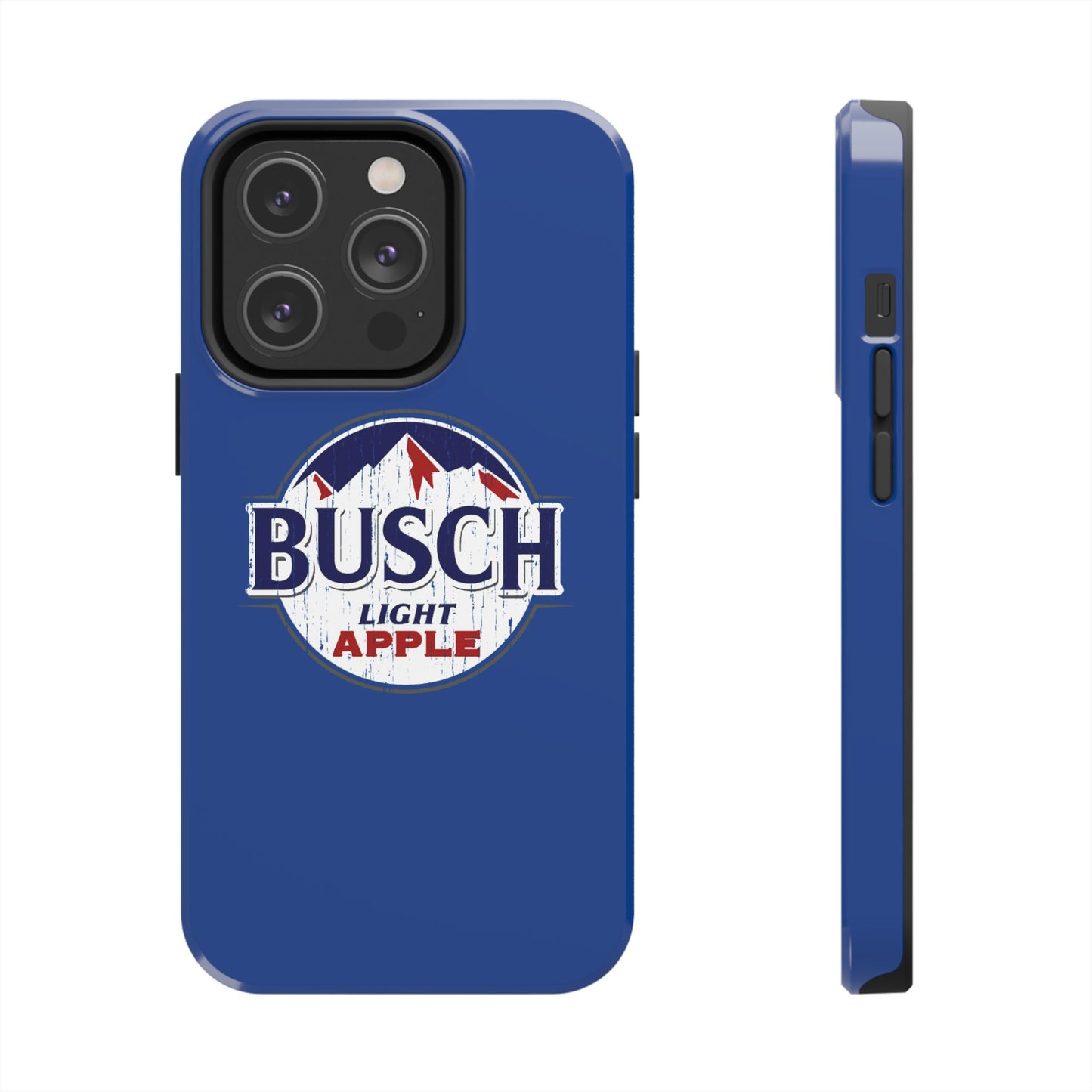 Dark Blue Busch Apple Phone Case