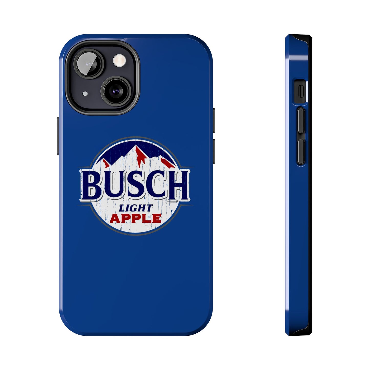 Dark Blue Busch Apple Phone Case