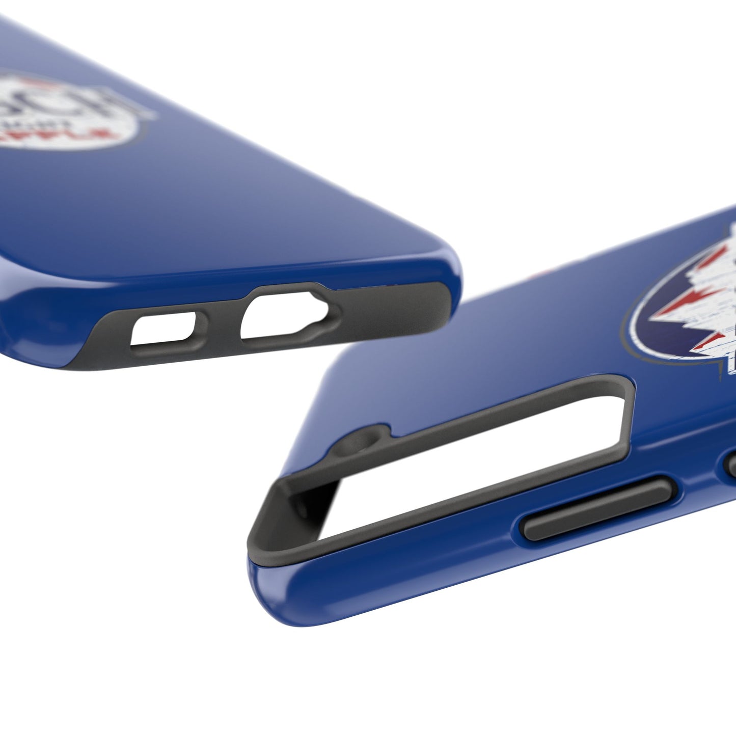 Dark Blue Busch Apple Phone Case