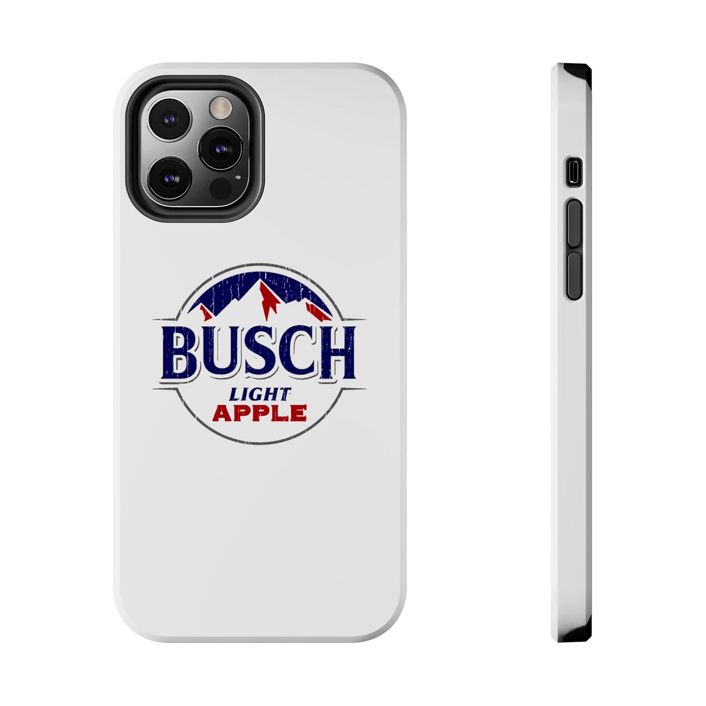White Busch Apple Phone Case