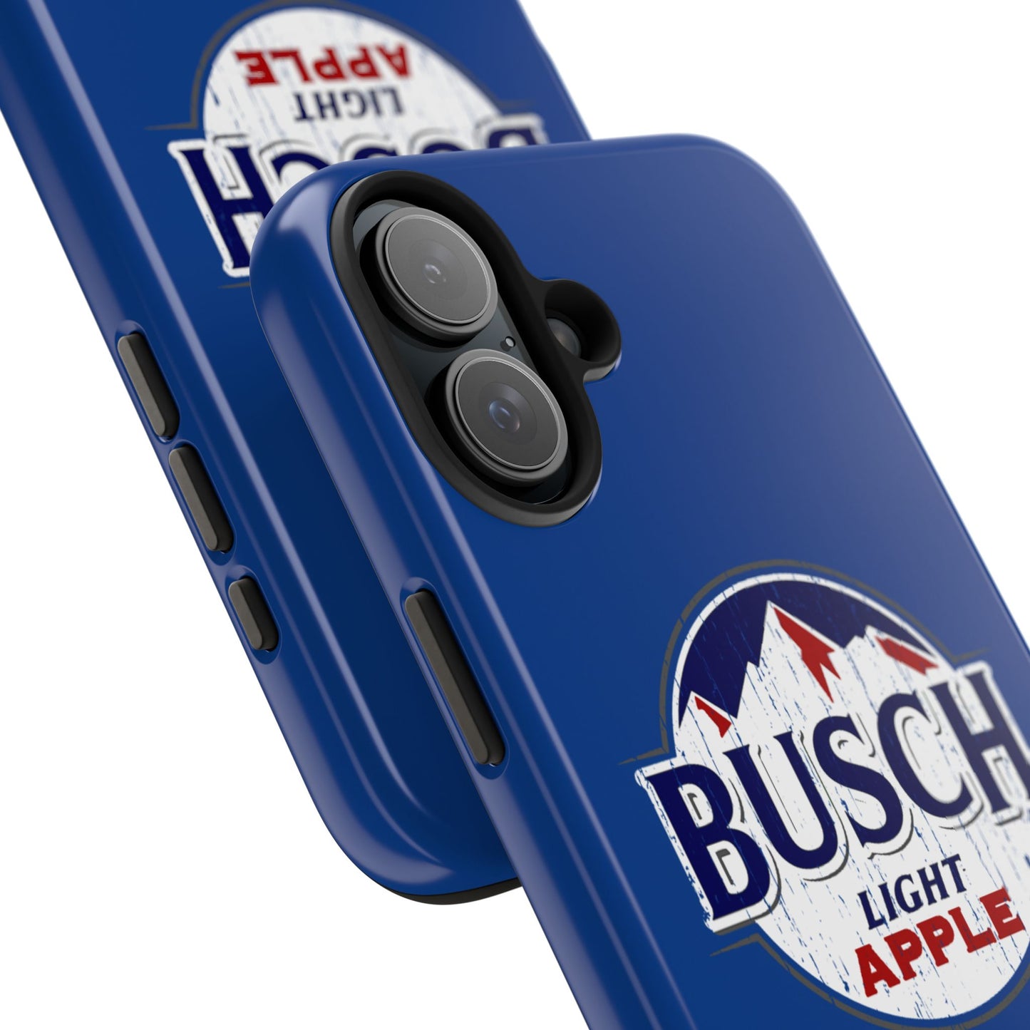 Dark Blue Busch Apple Phone Case