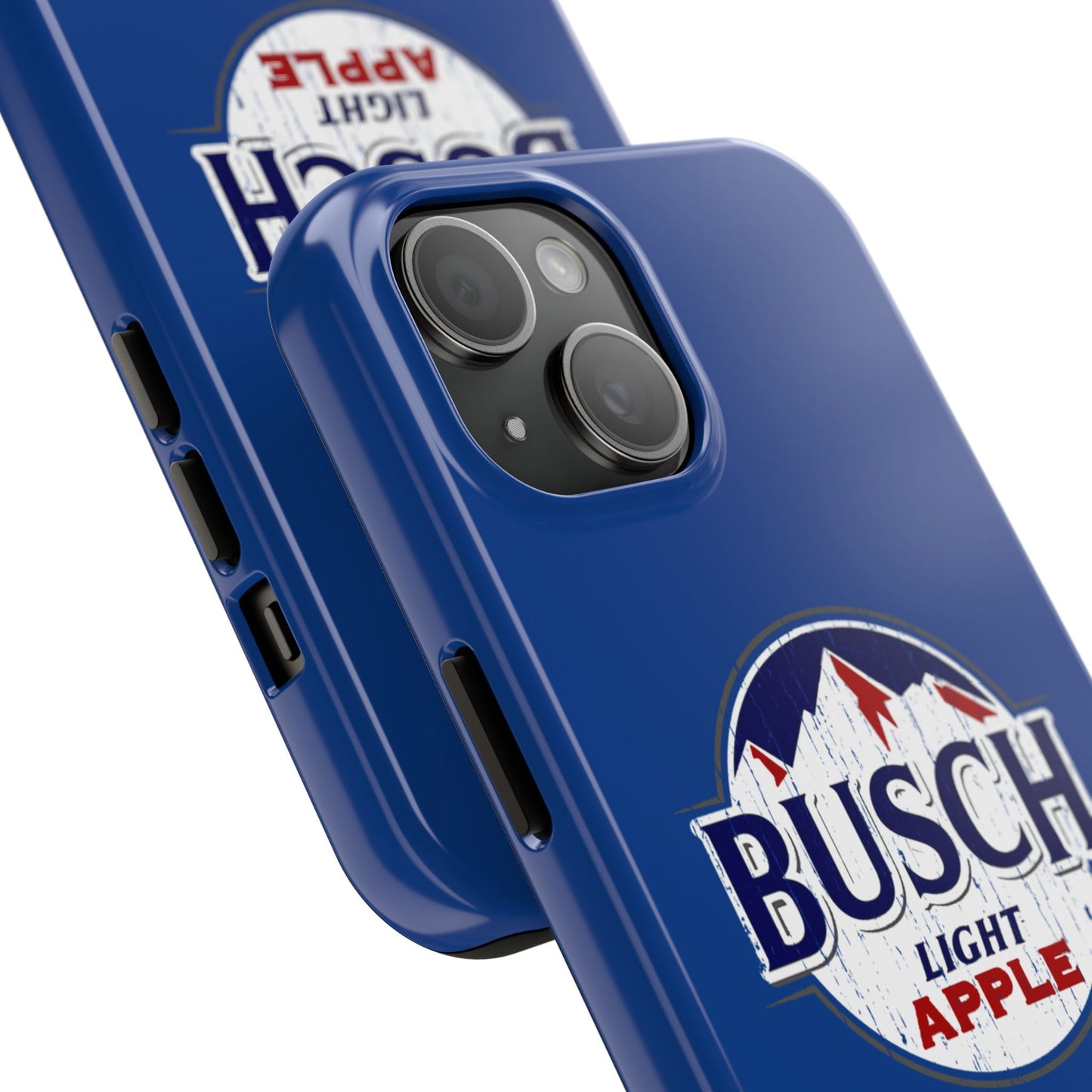 Dark Blue Busch Apple Phone Case